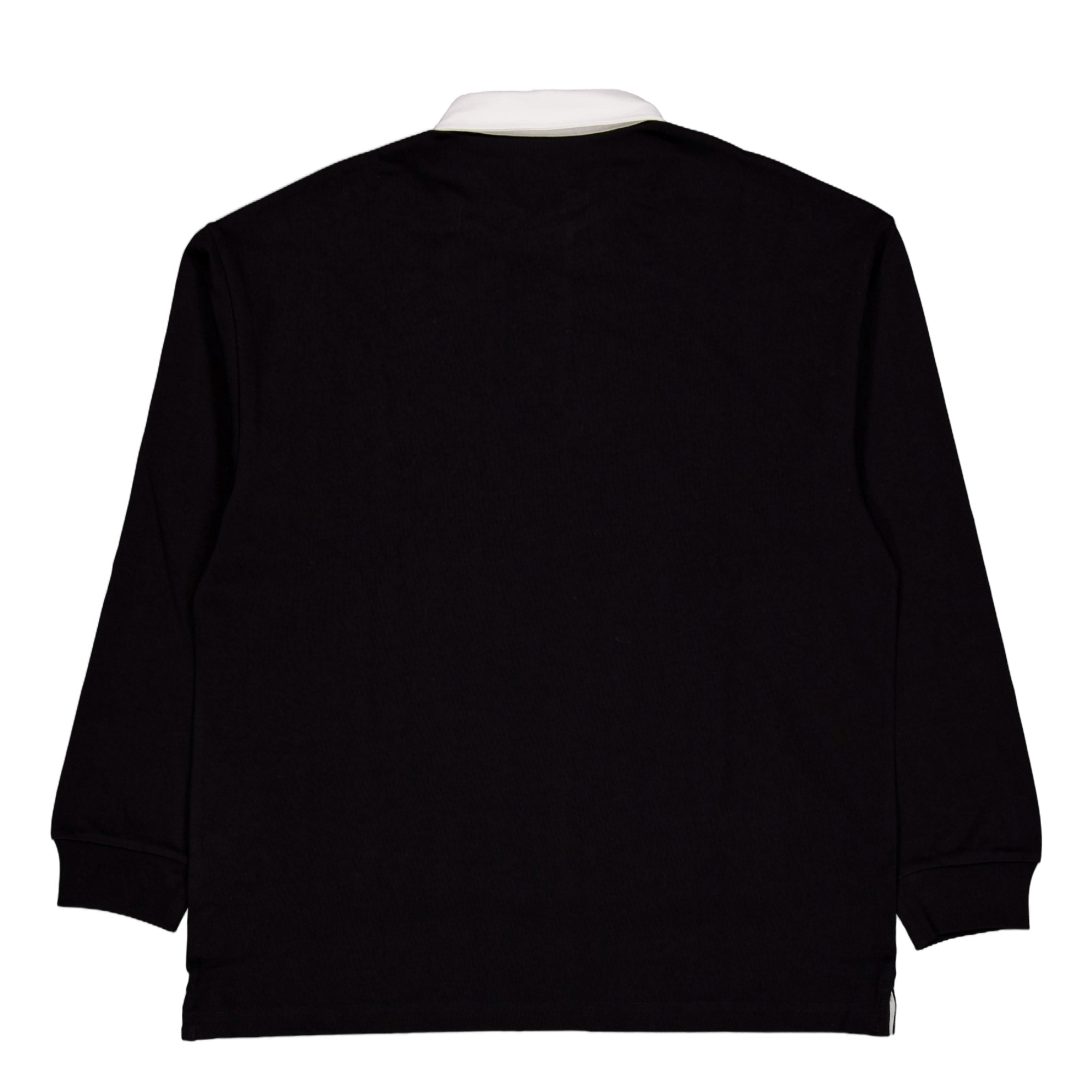 L/s Brown Ducks Rugby Shirt Black / White