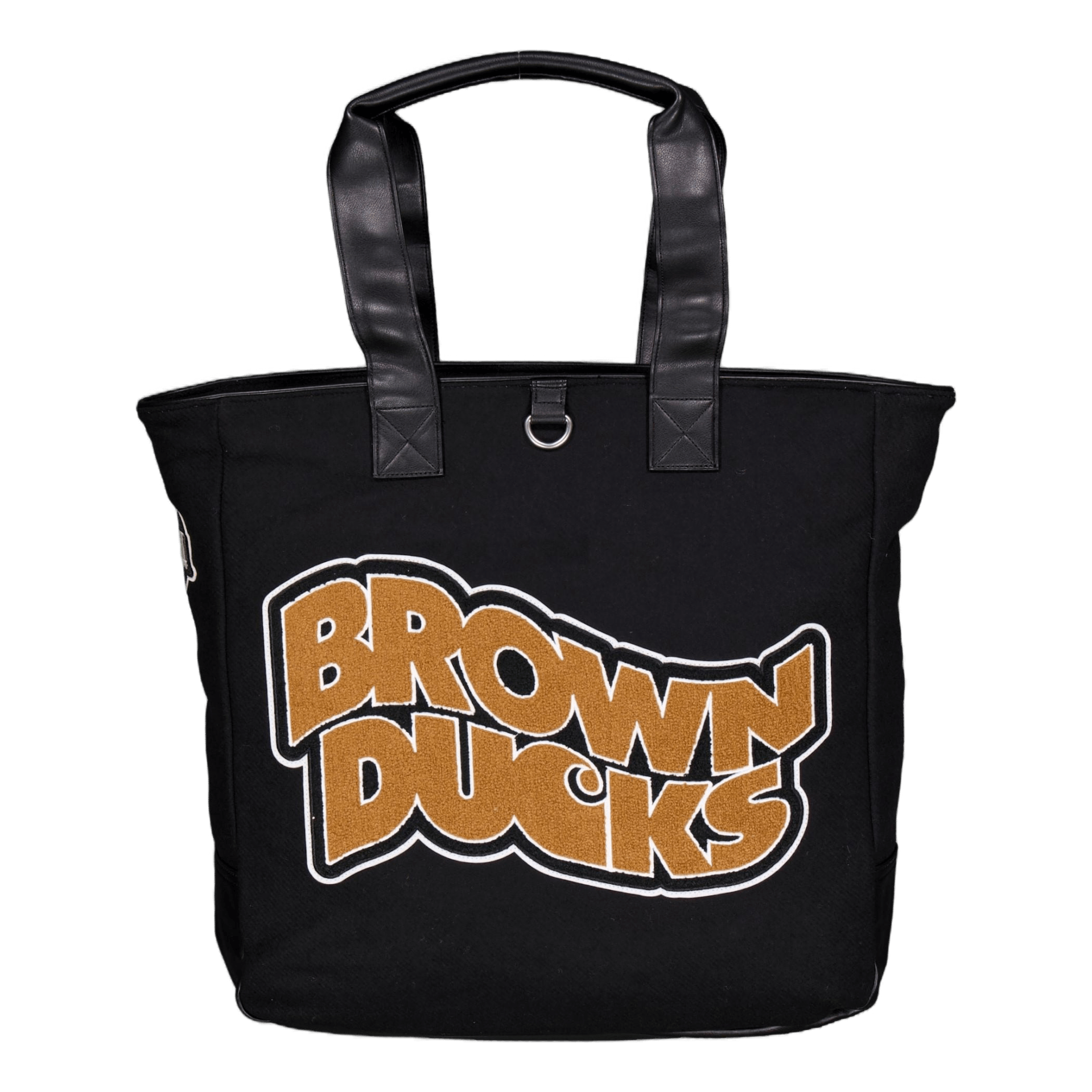 Brown Ducks Tote Black / Black