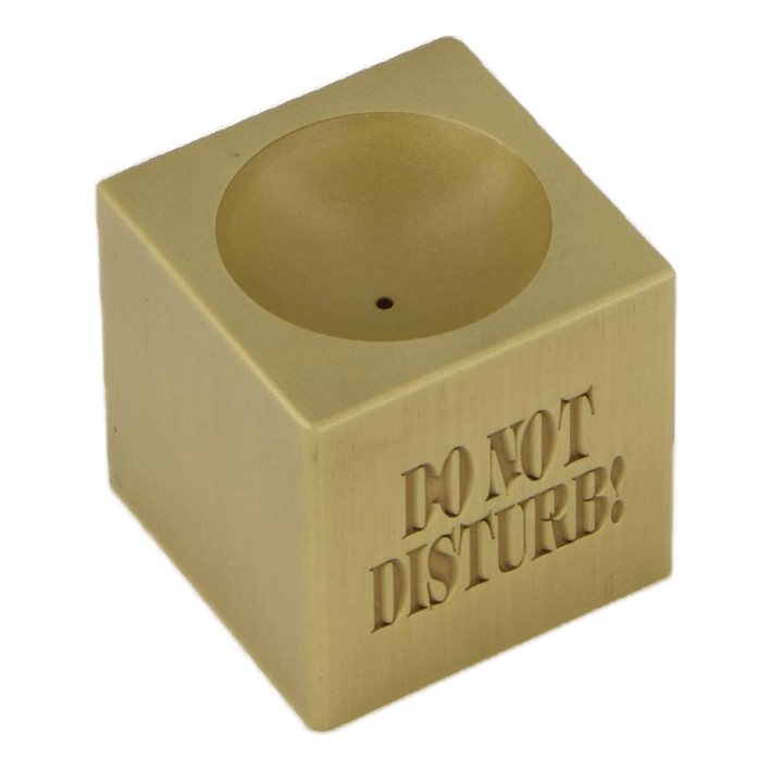 Do Not Disturb Incense Holder Gold