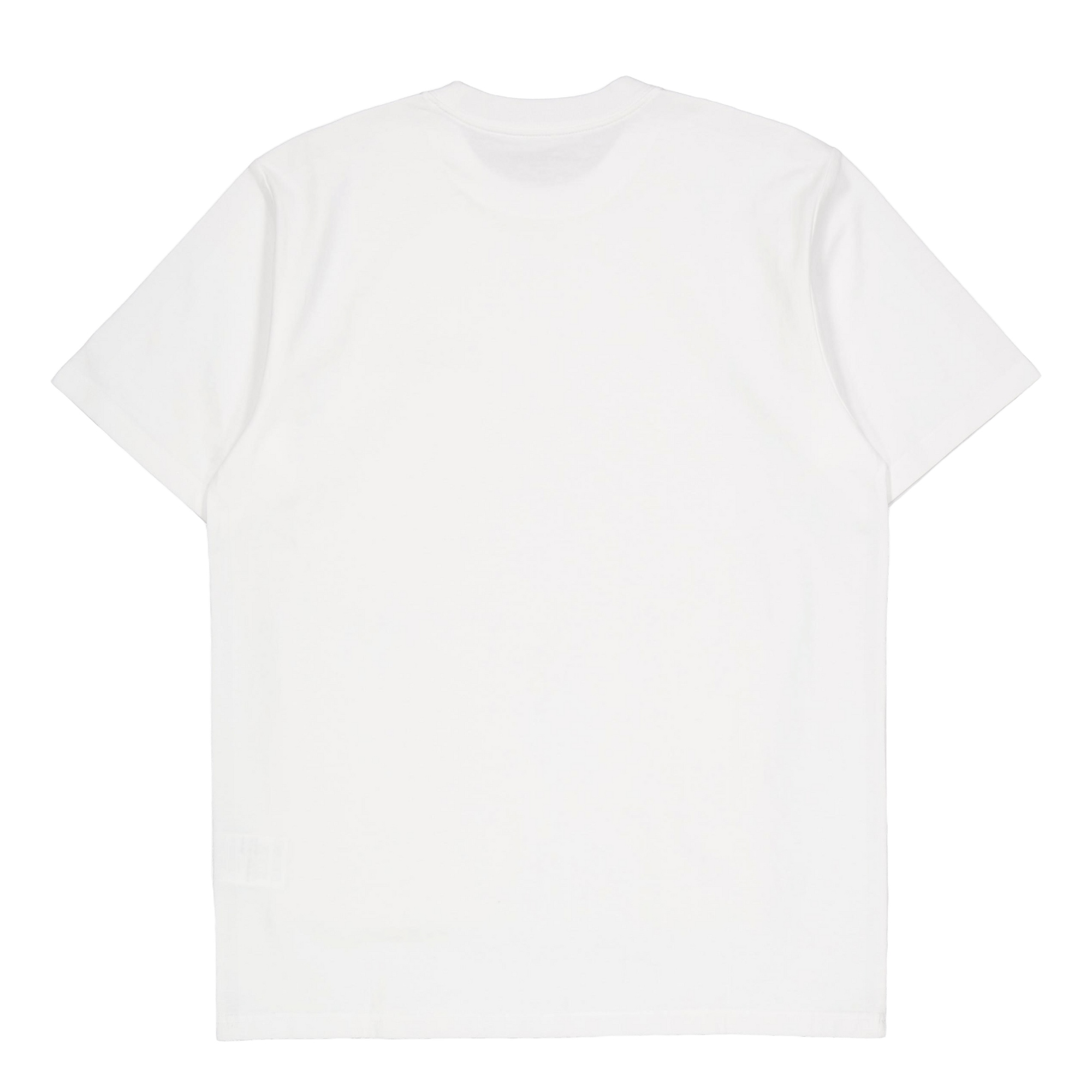 S/s University Script T-shirt White / Black