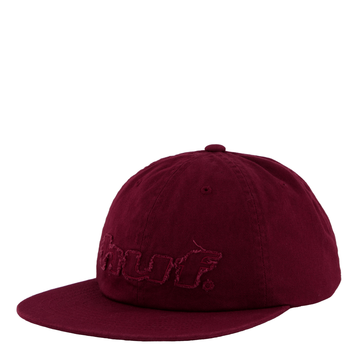 Distressed Logo 5 Panel Hat Raisin