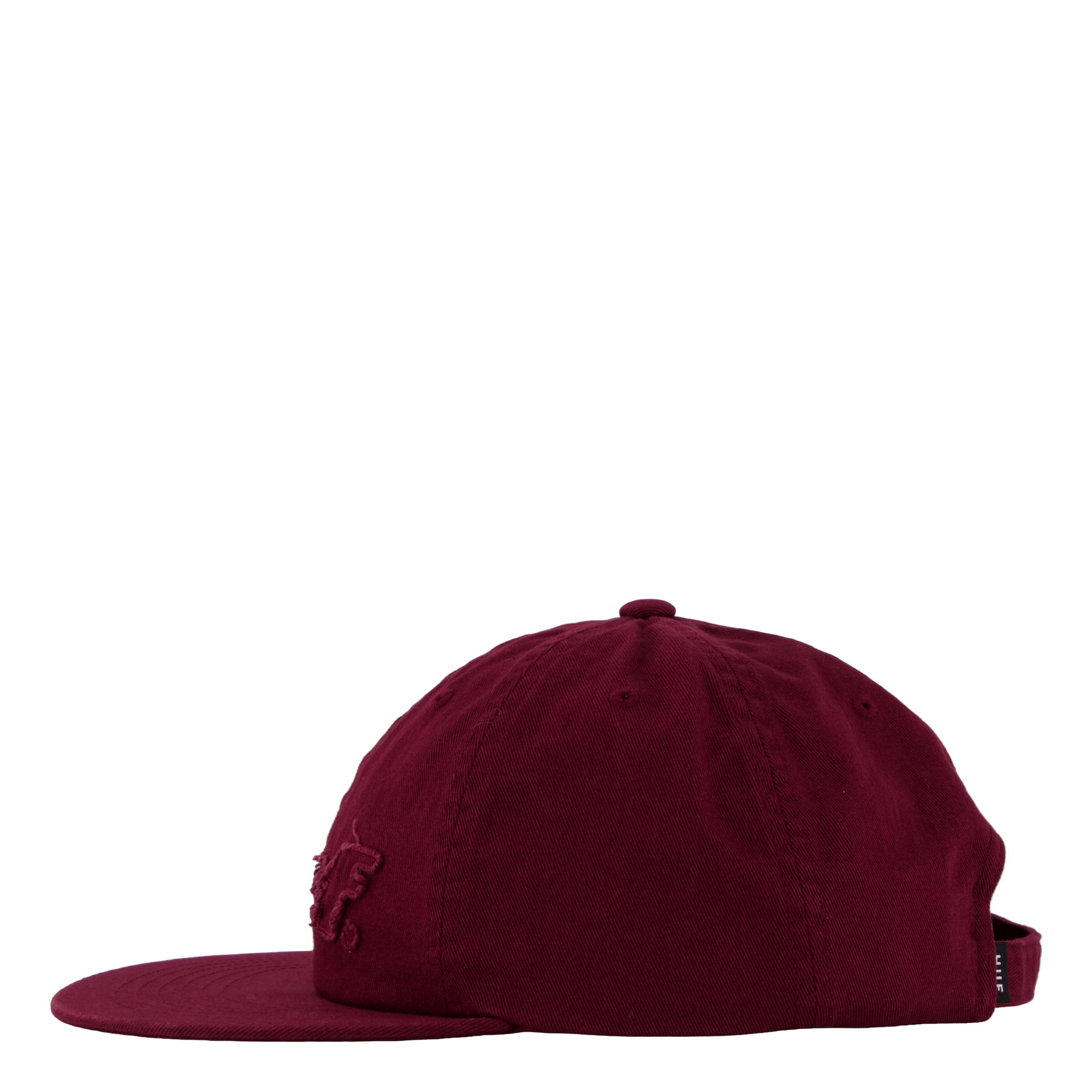 Distressed Logo 5 Panel Hat Raisin