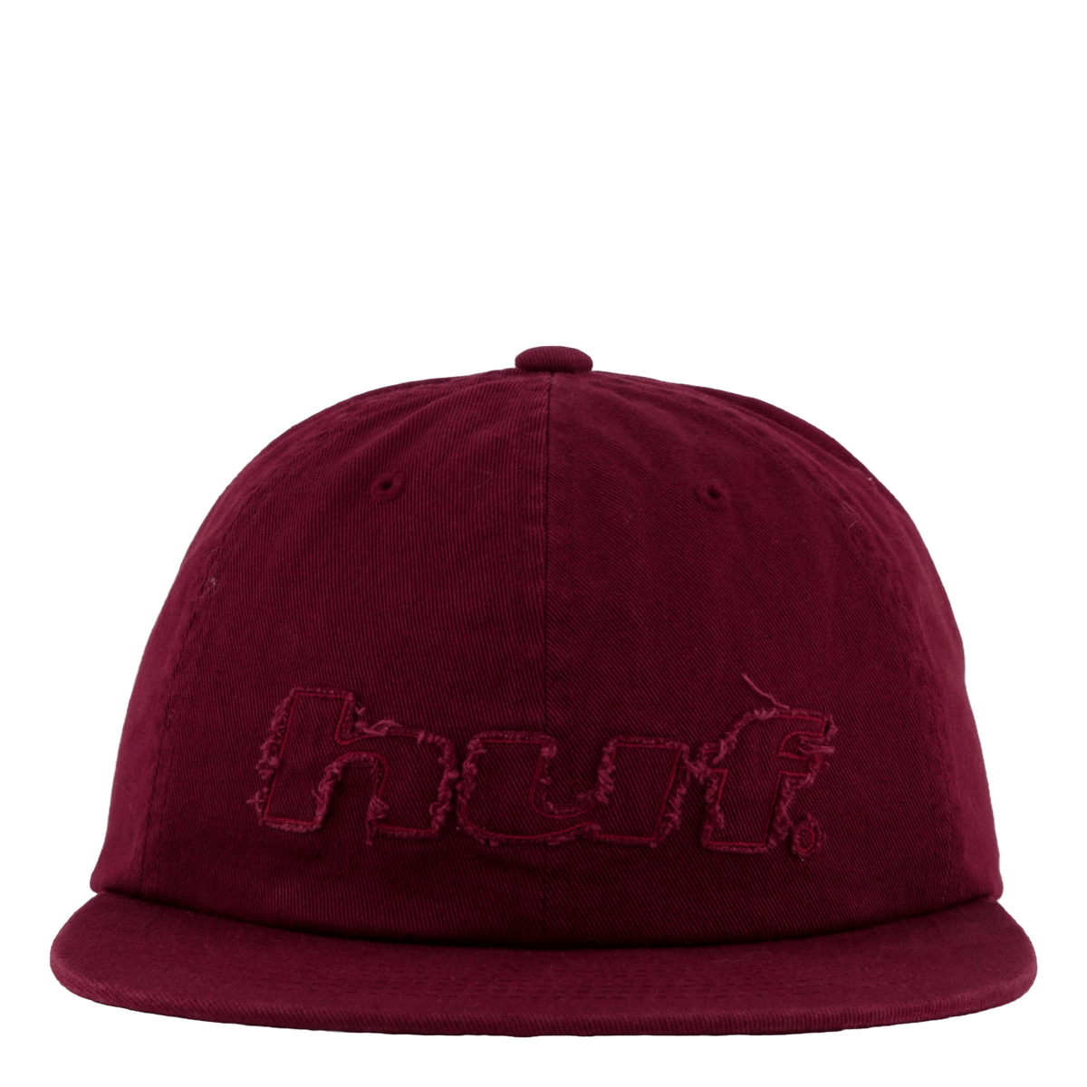 Distressed Logo 5 Panel Hat Raisin