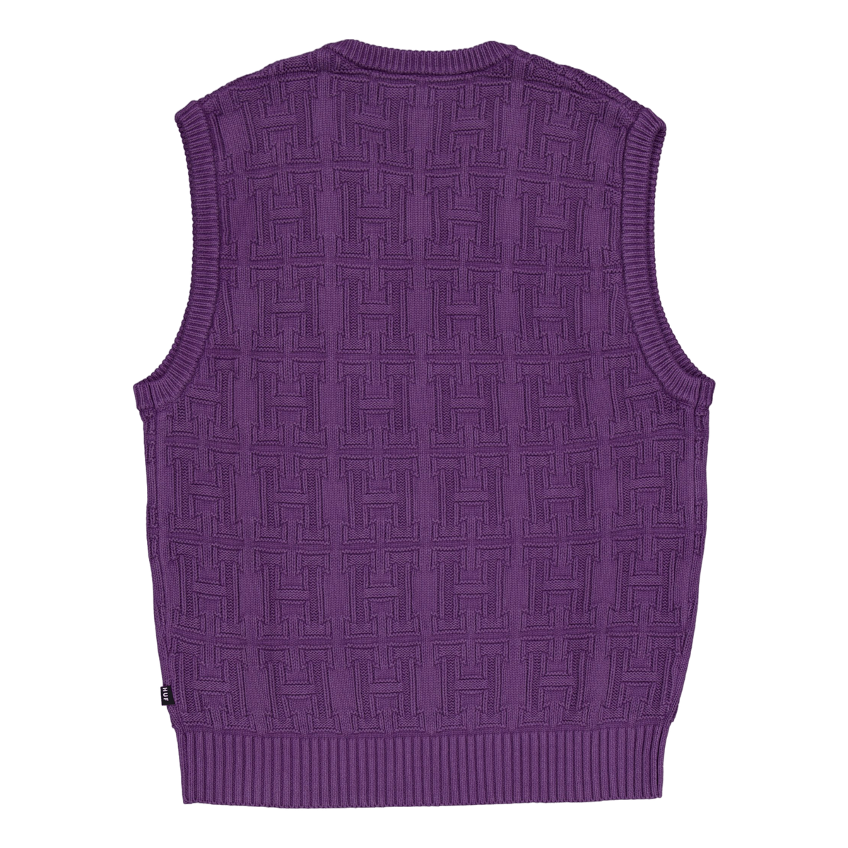 Interlaced Jacquard Overdyed V Raisin