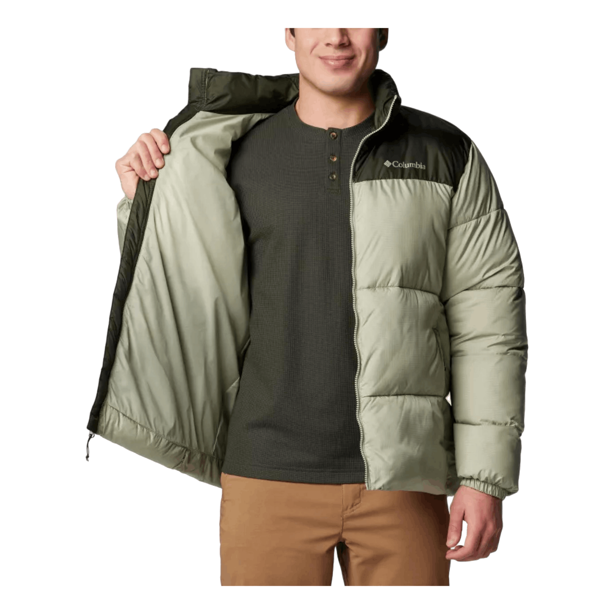 Puffect™ Iii Jacket Safari, Greenscape