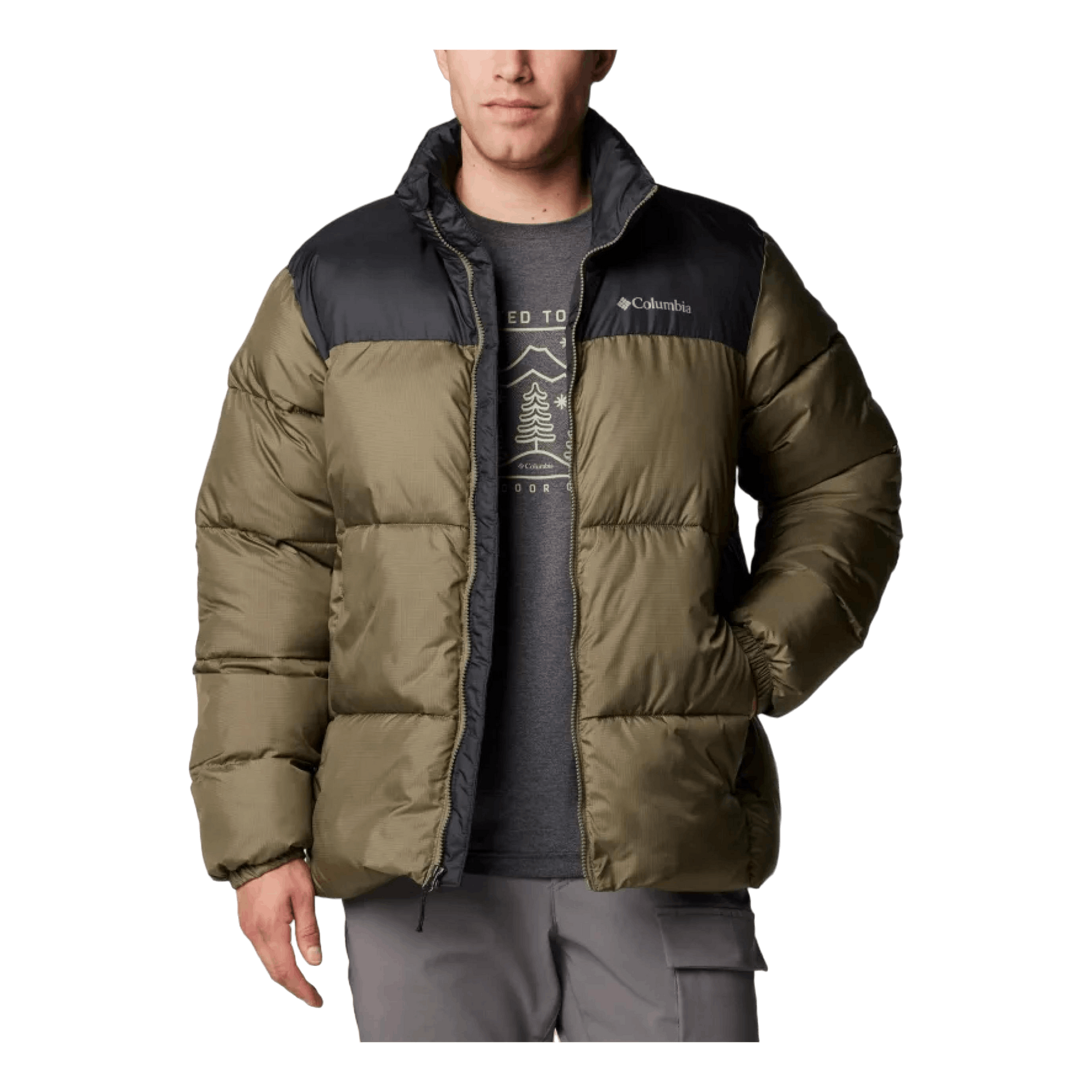 Puffect™ Iii Jacket Stone Green, Black