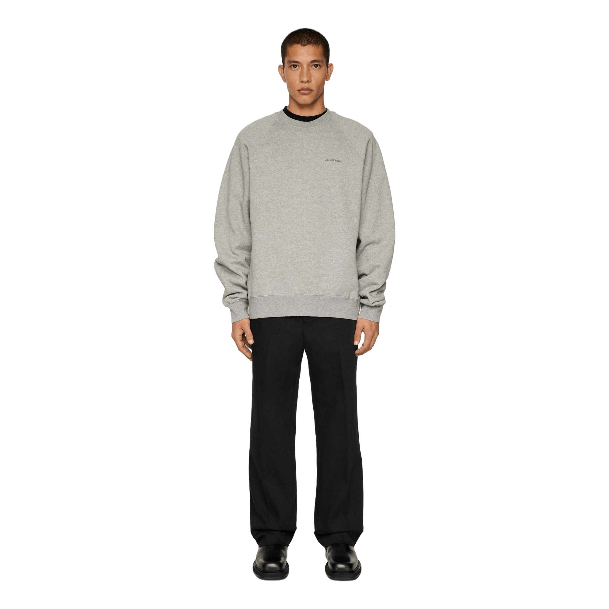 Callan Crew Neck Light Grey Melange