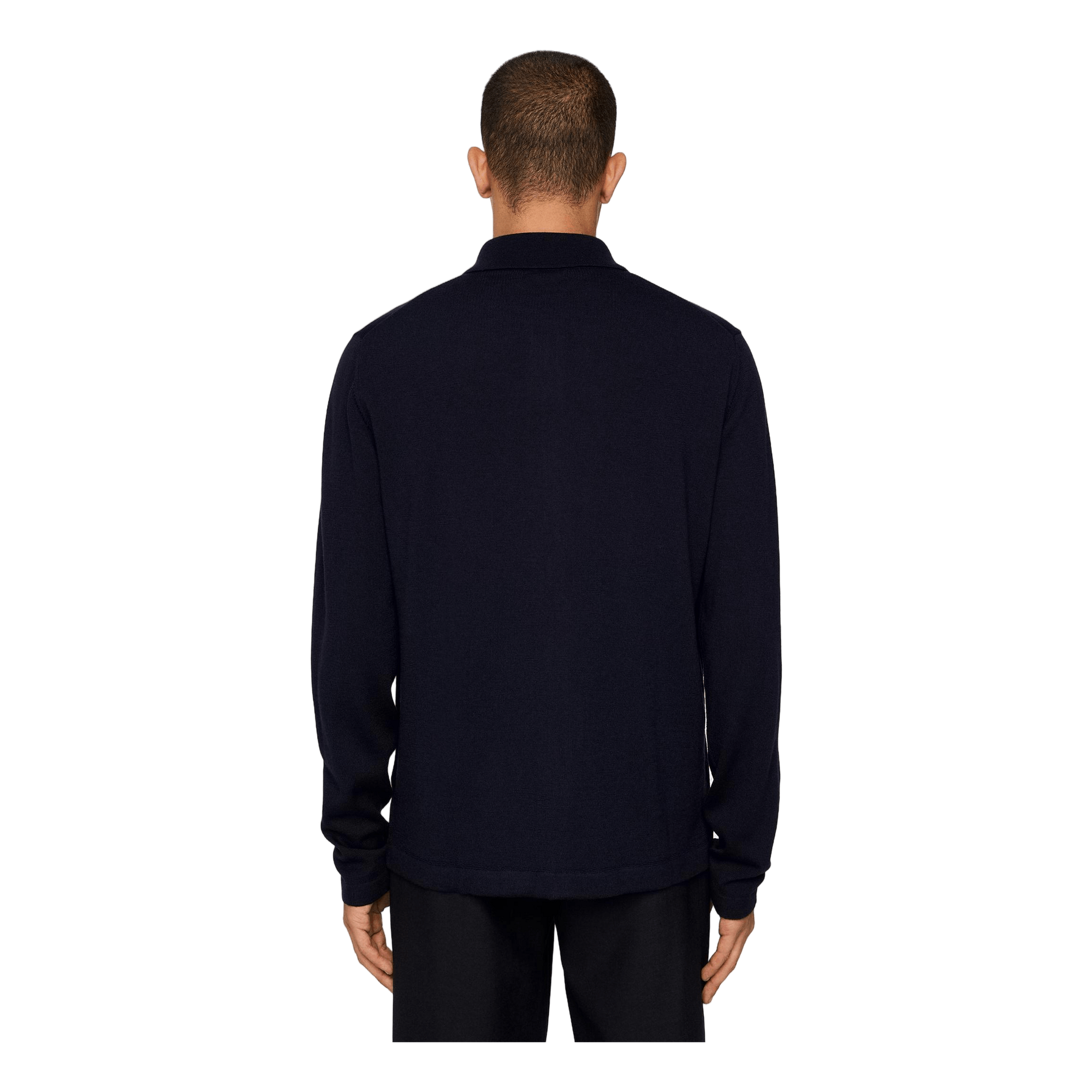 Kaleb Merino Zip Cardigan Jl Navy