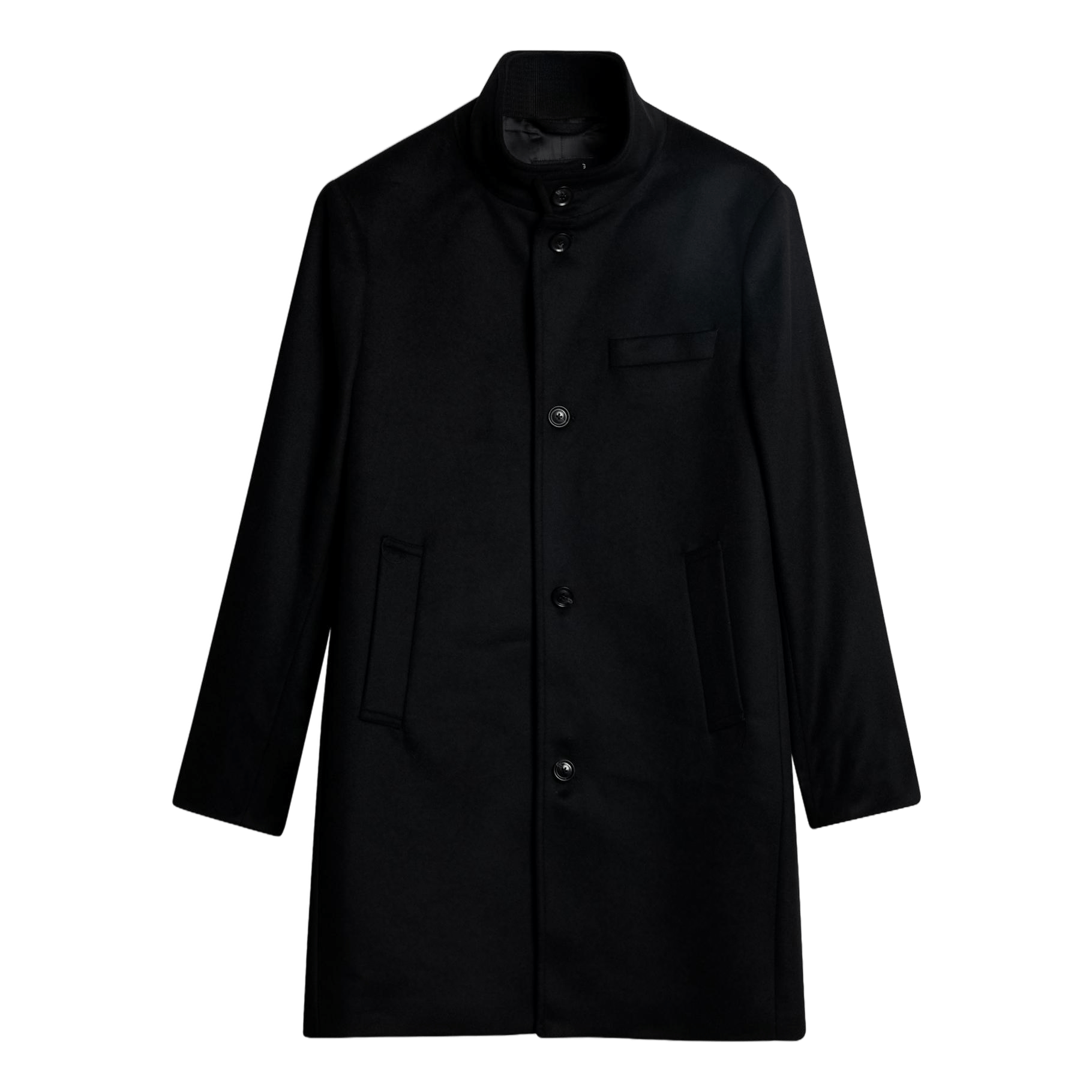 Jesse Melton Cashmere Coat Black