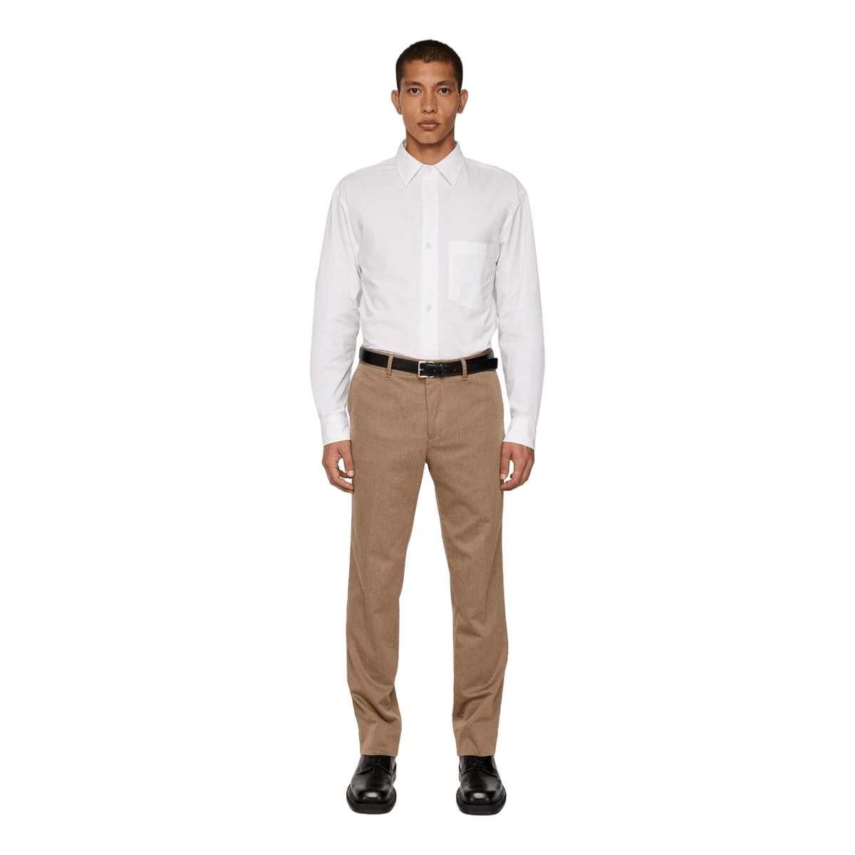 Lois C Flannel Twill Pants Tiger Brown