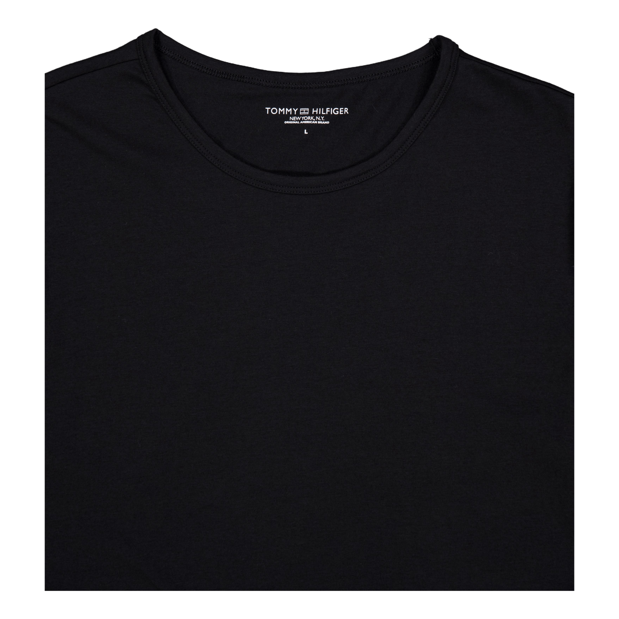 Stretch Cn Tee Ss 3pack Black/black/black