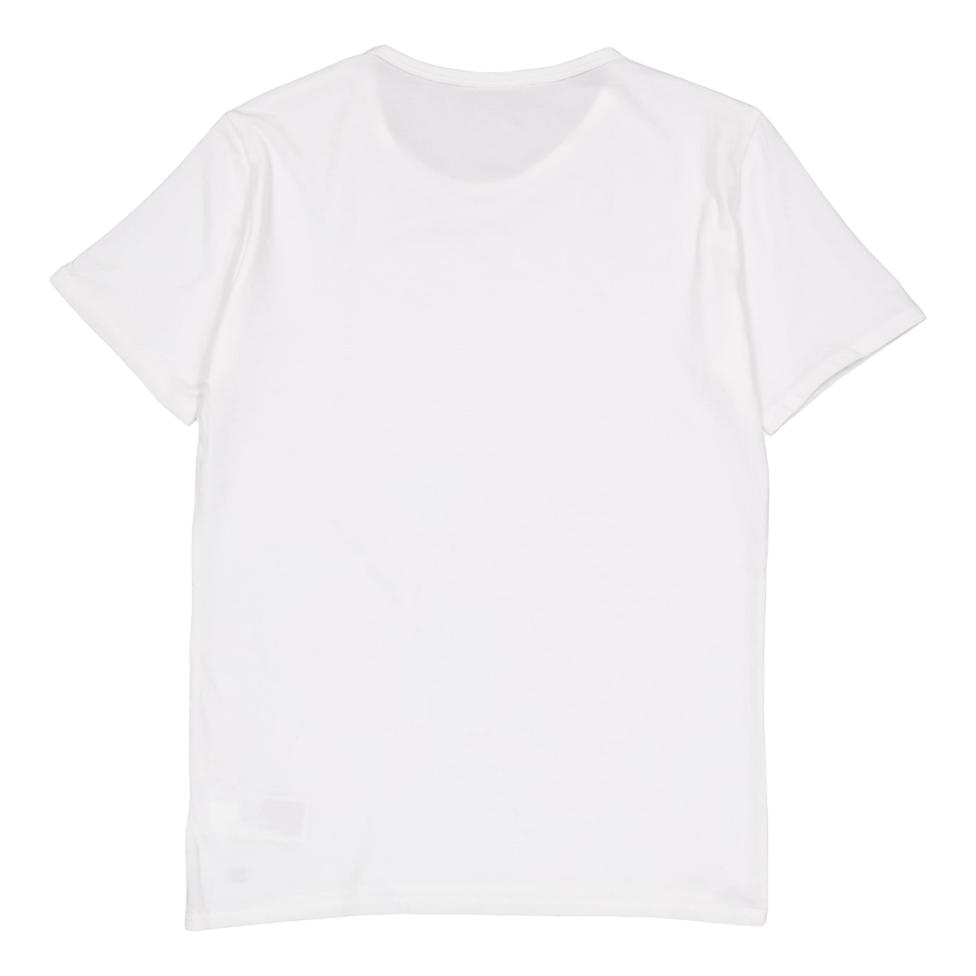 Stretch Cn Tee Ss 3pack White/white/white