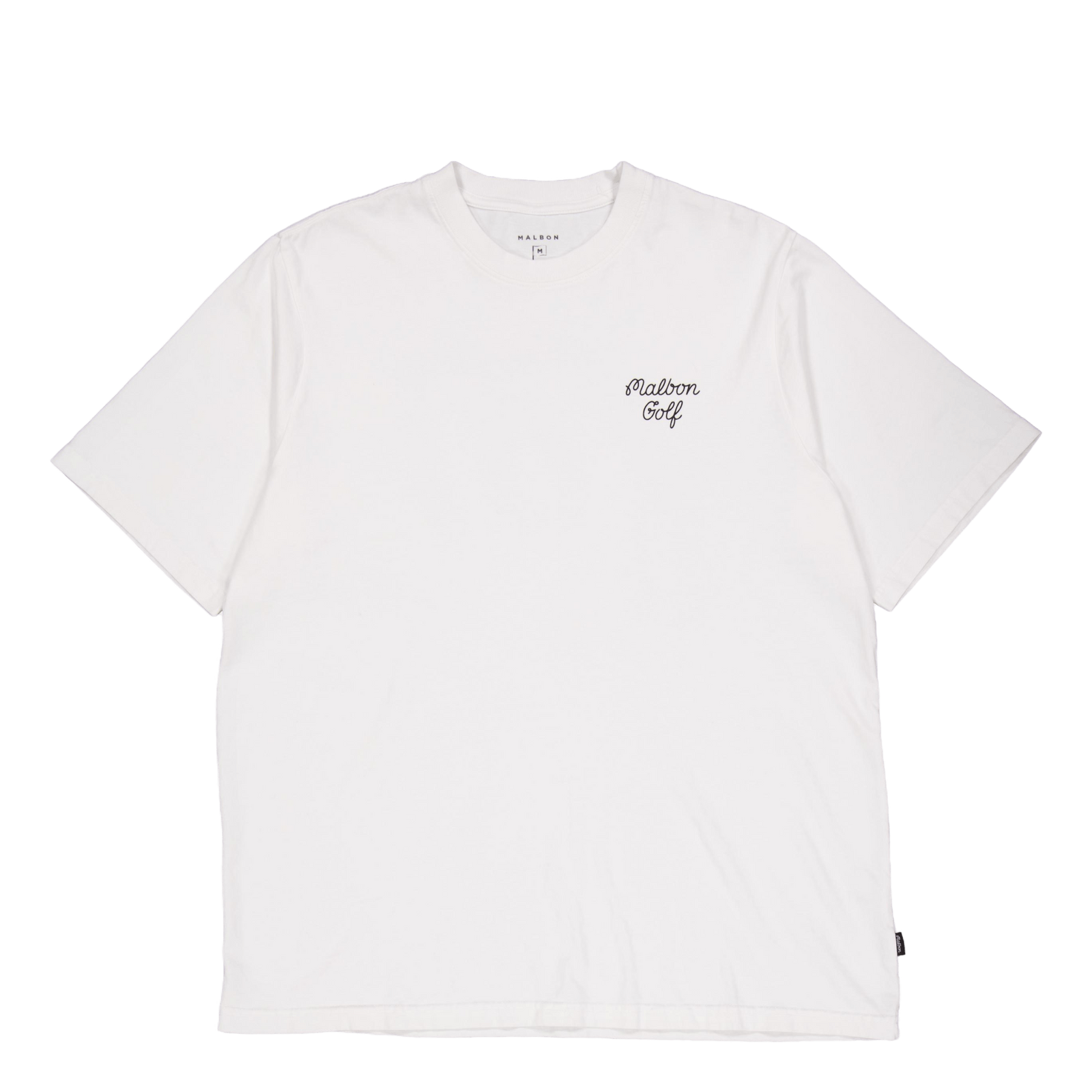 M Script Blur Tee White