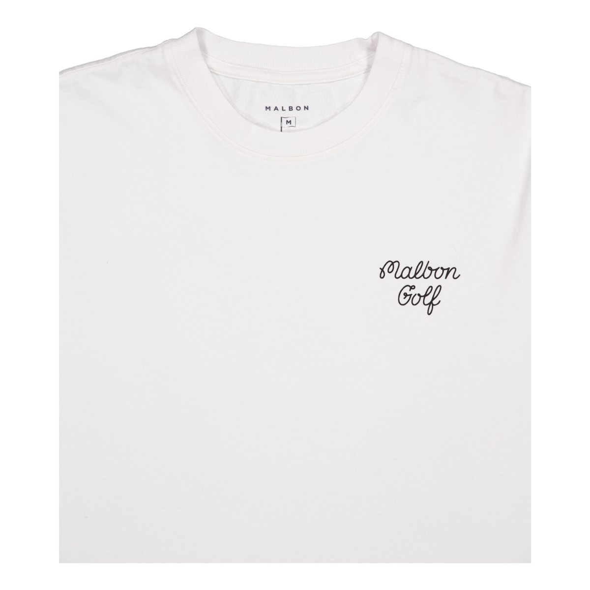 M Script Blur Tee White
