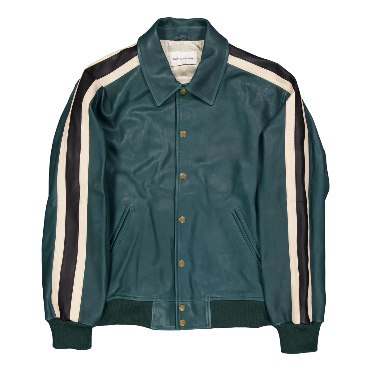 Le Blouson Cuir Forest Green