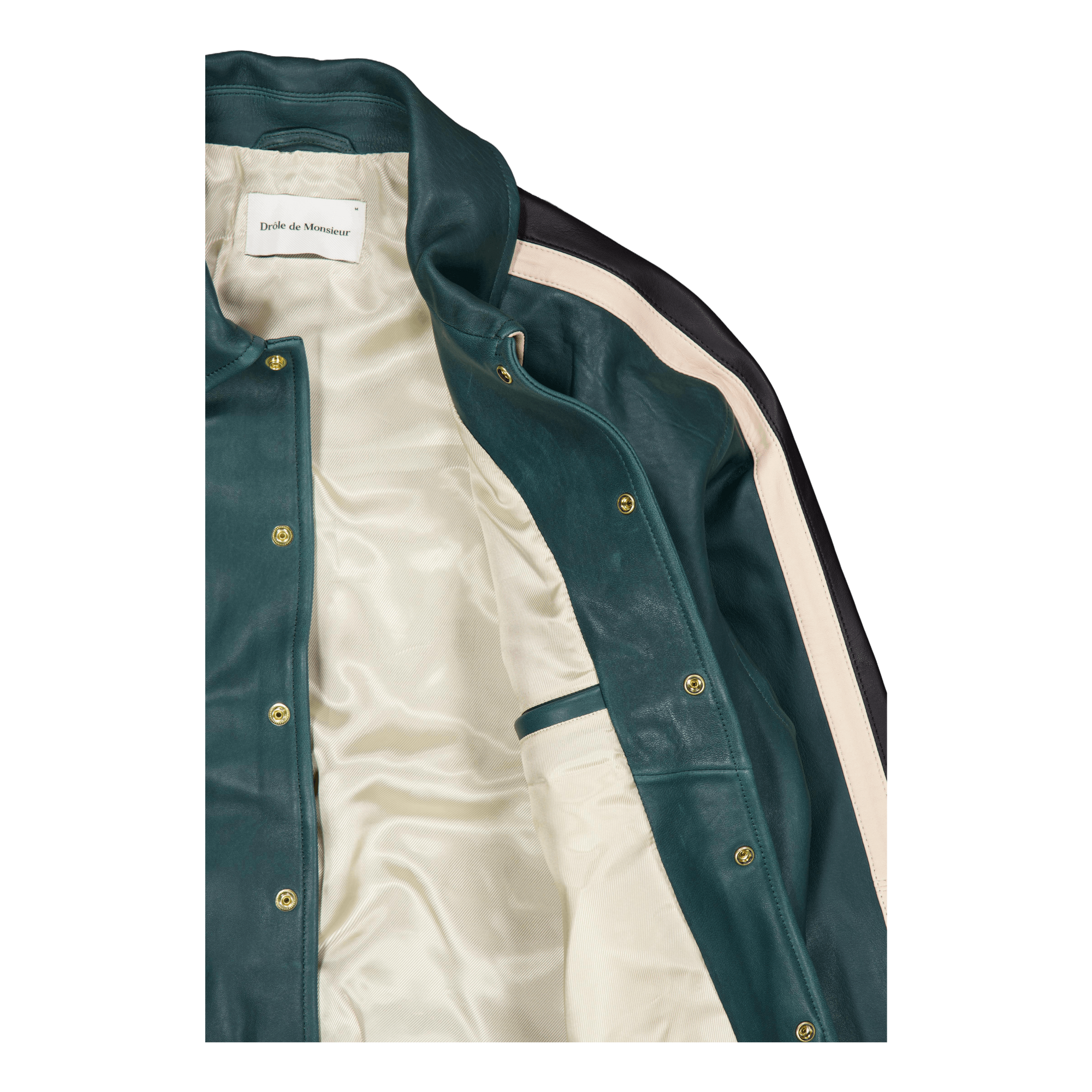 Le Blouson Cuir Forest Green