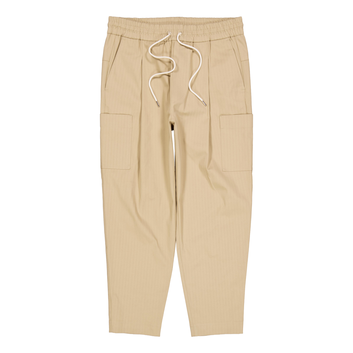 Le Pantalon Cropped Cargo Dark Beige