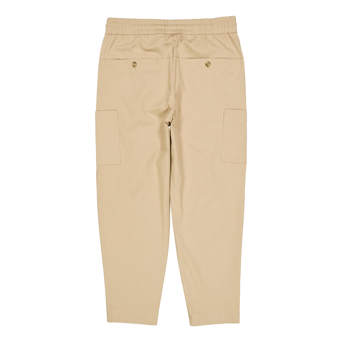 Le Pantalon Cropped Cargo Dark Beige