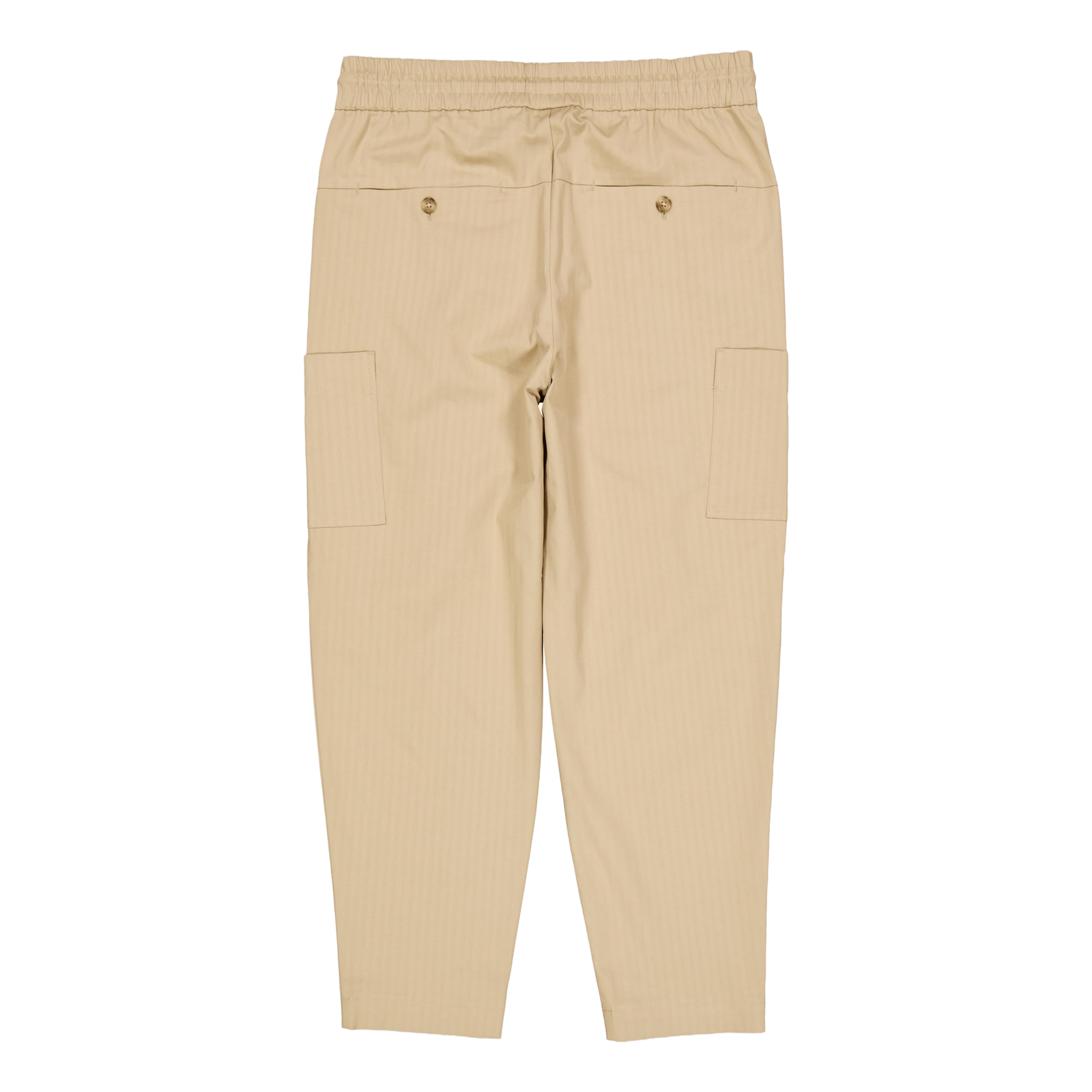 Le Pantalon Cropped Cargo Dark Beige