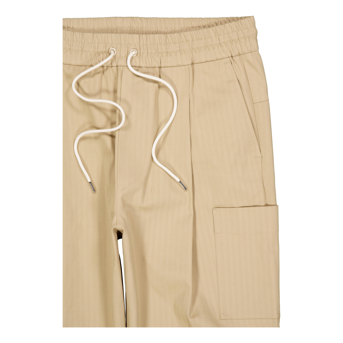 Le Pantalon Cropped Cargo Dark Beige