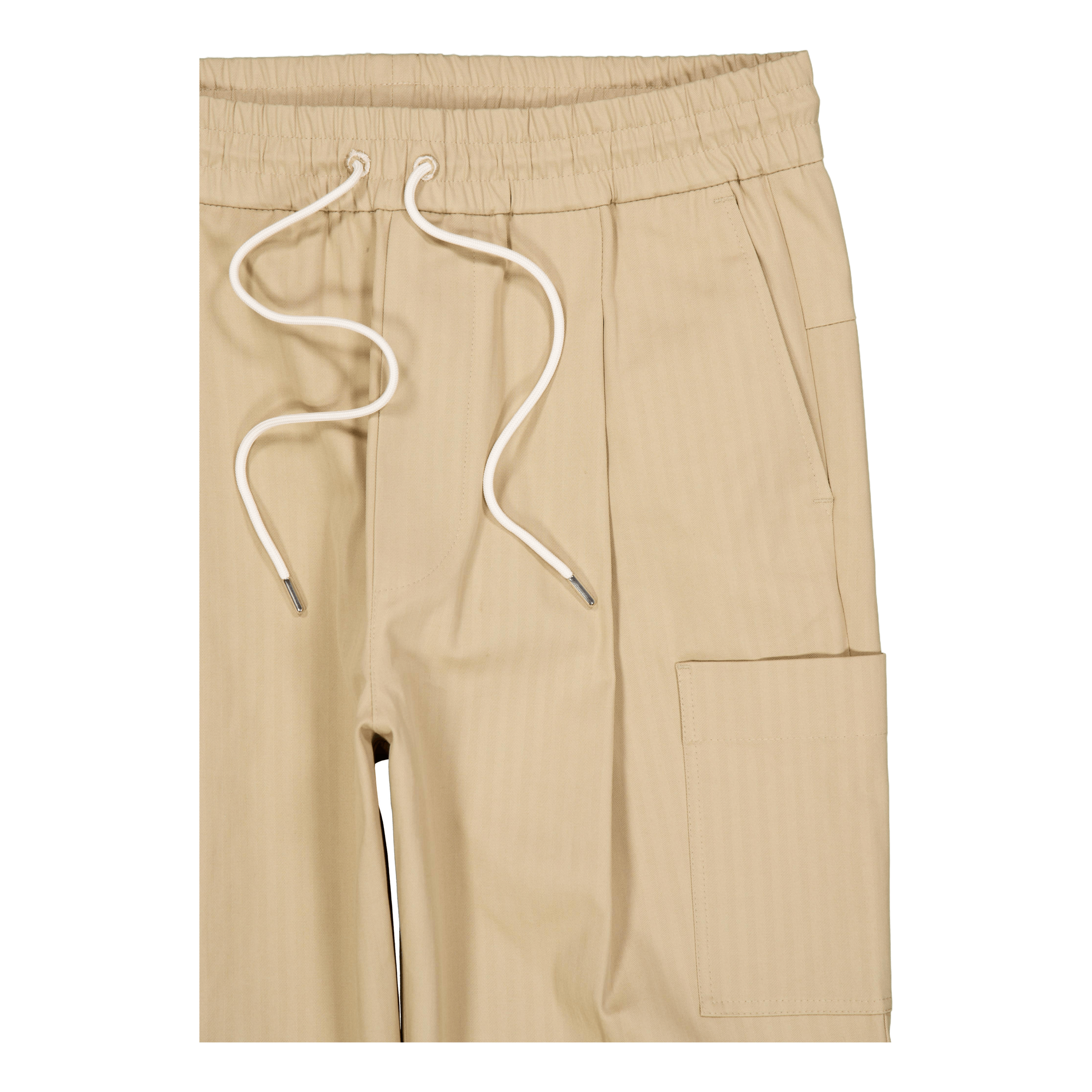 Le Pantalon Cropped Cargo Dark Beige