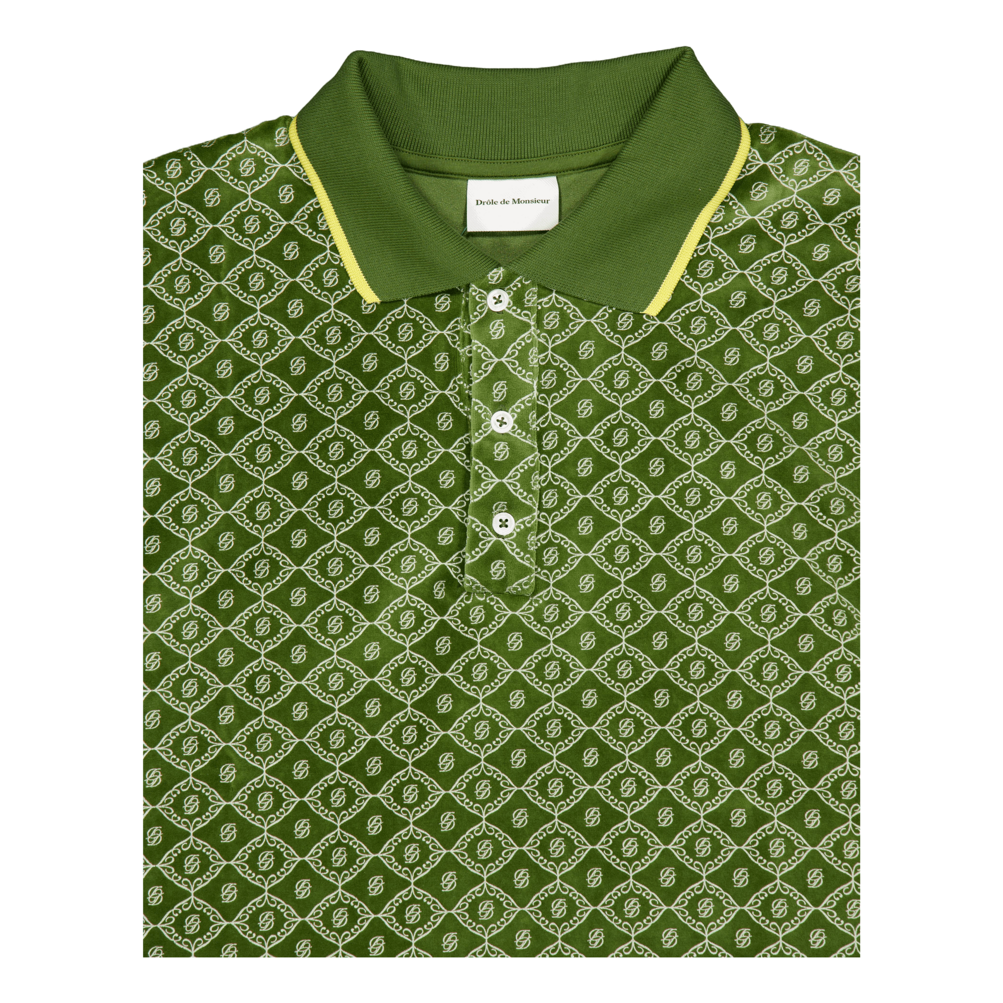 Le Polo Monogramme Green