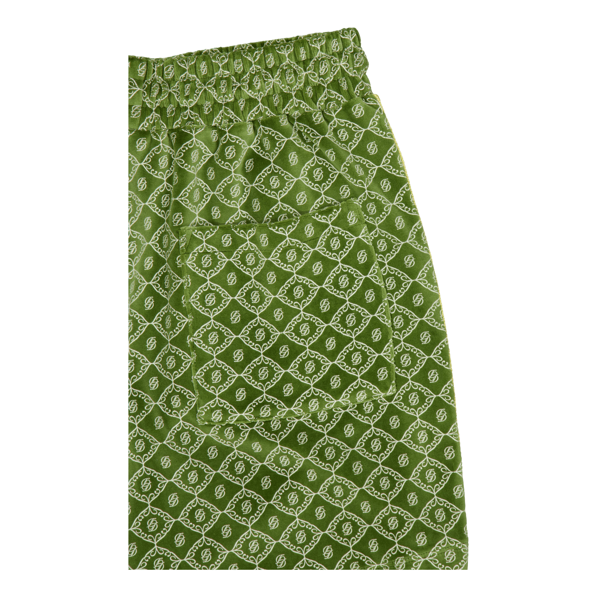 Le Short Monogramme Green