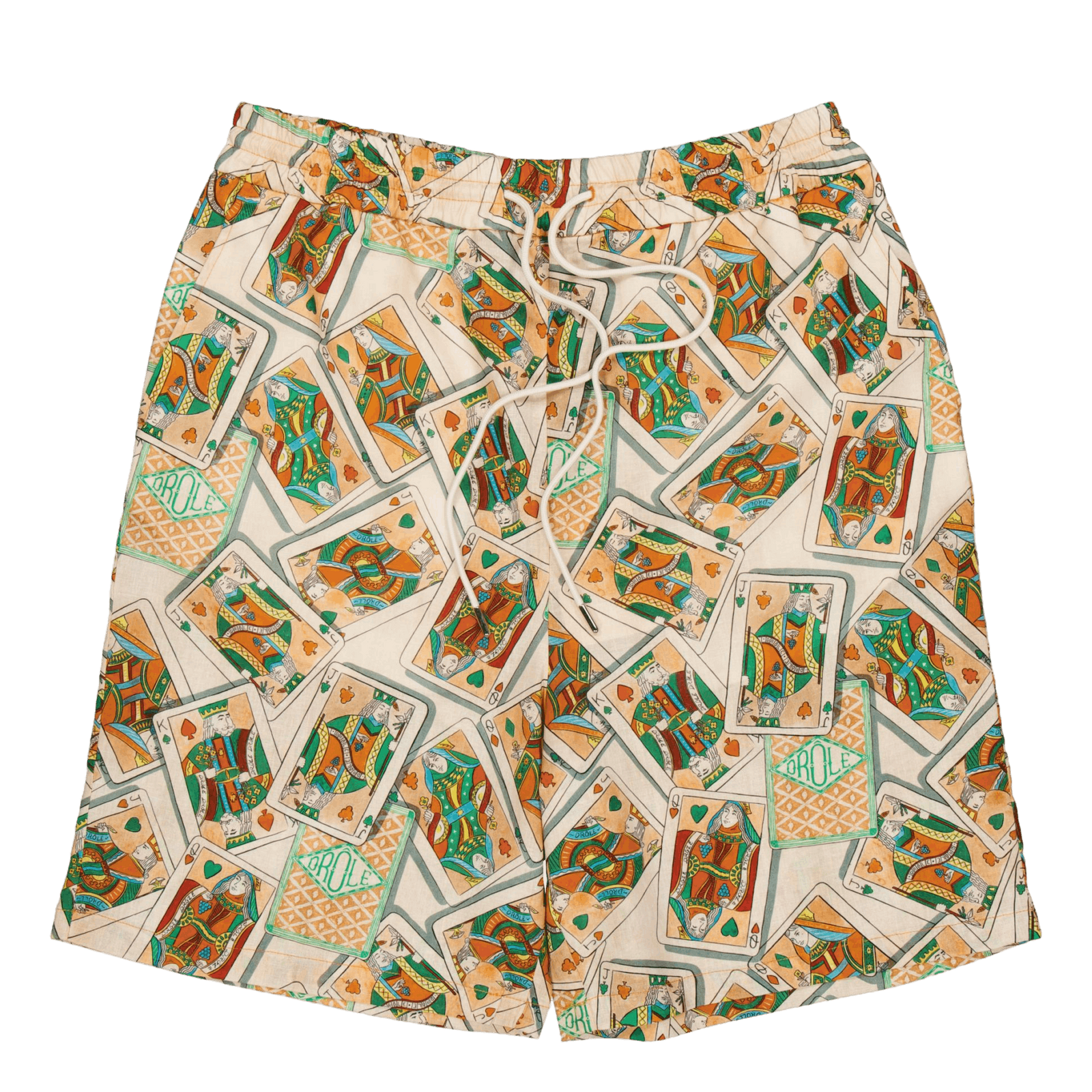 Le Short Jeu De Cartes Peach