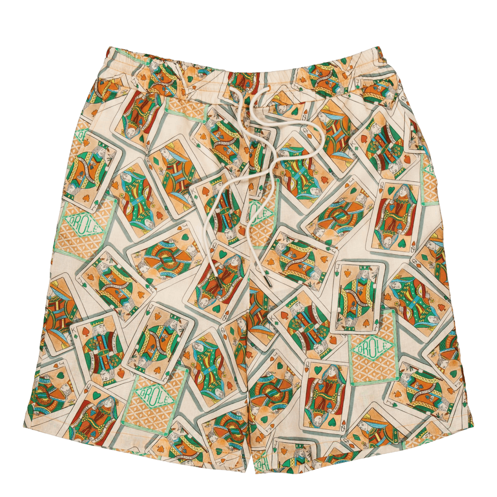 Le Short Jeu De Cartes Peach