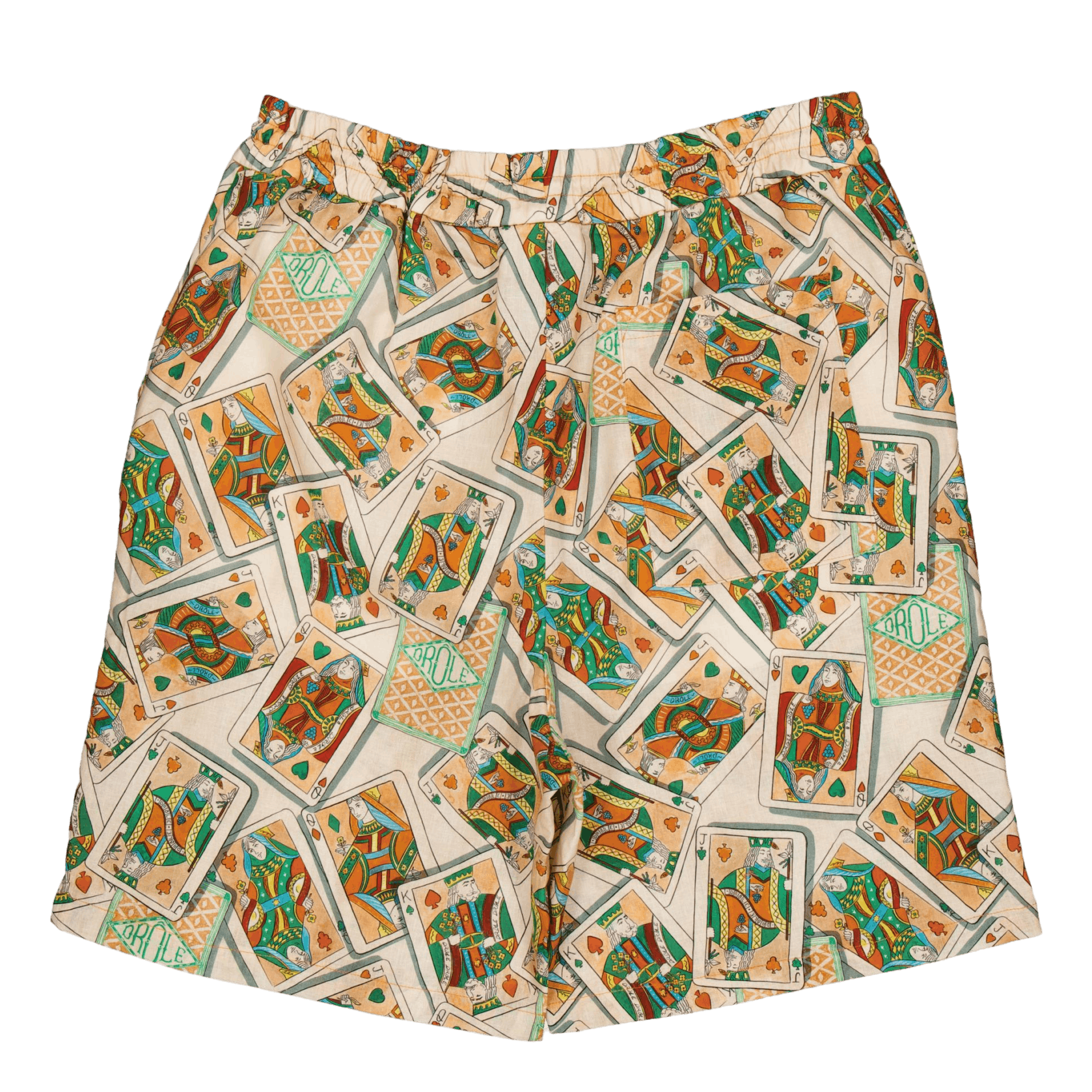 Le Short Jeu De Cartes Peach