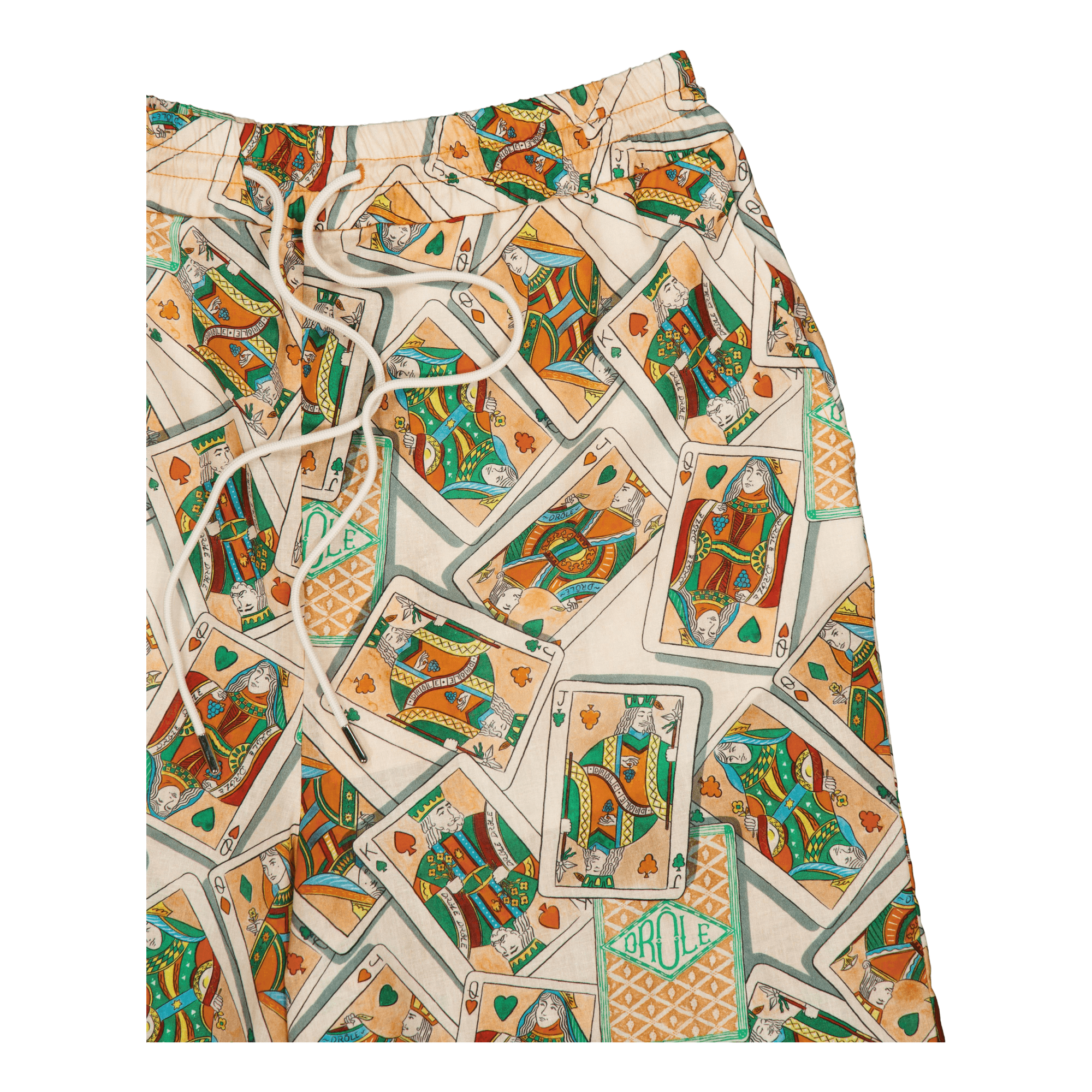 Le Short Jeu De Cartes Peach