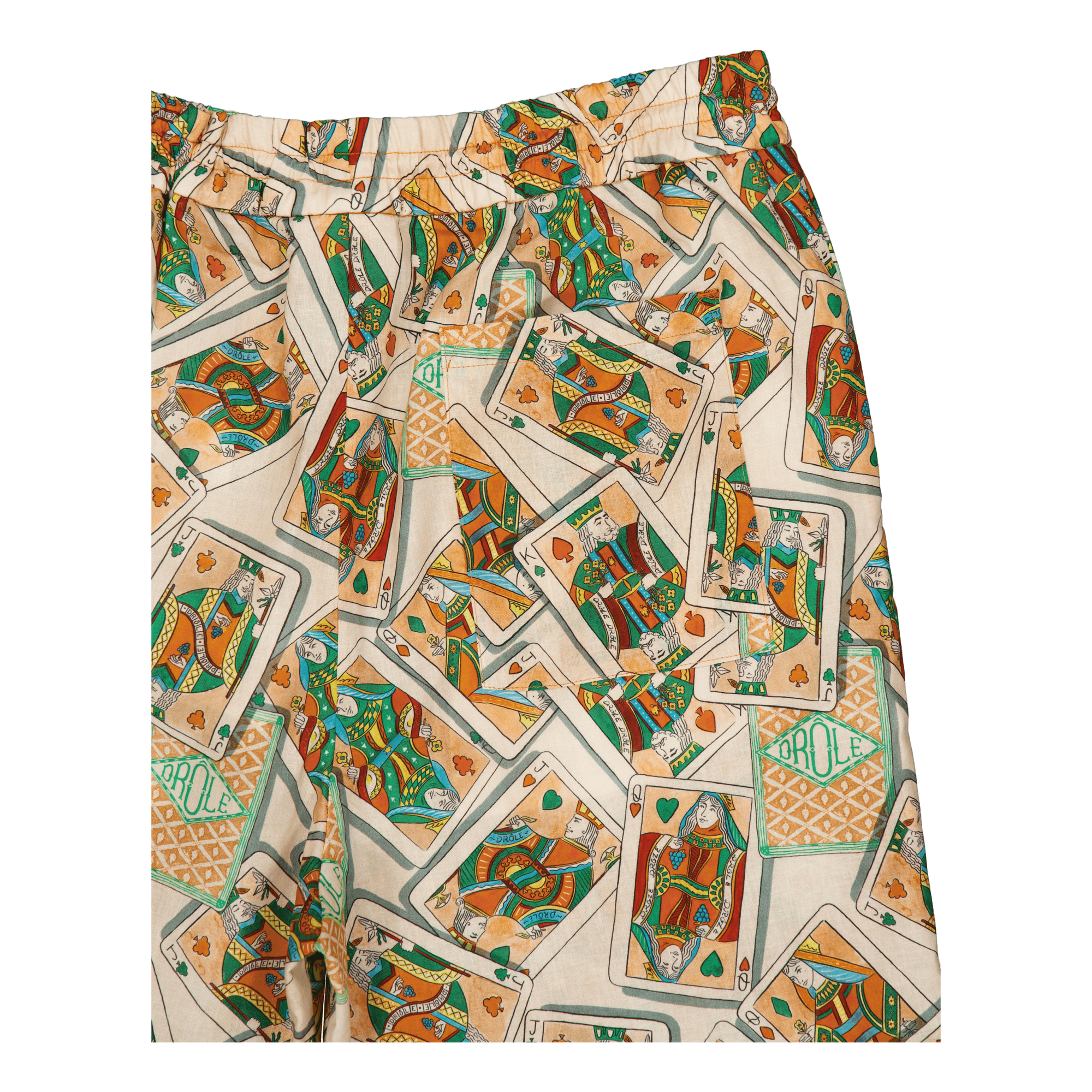 Le Short Jeu De Cartes Peach