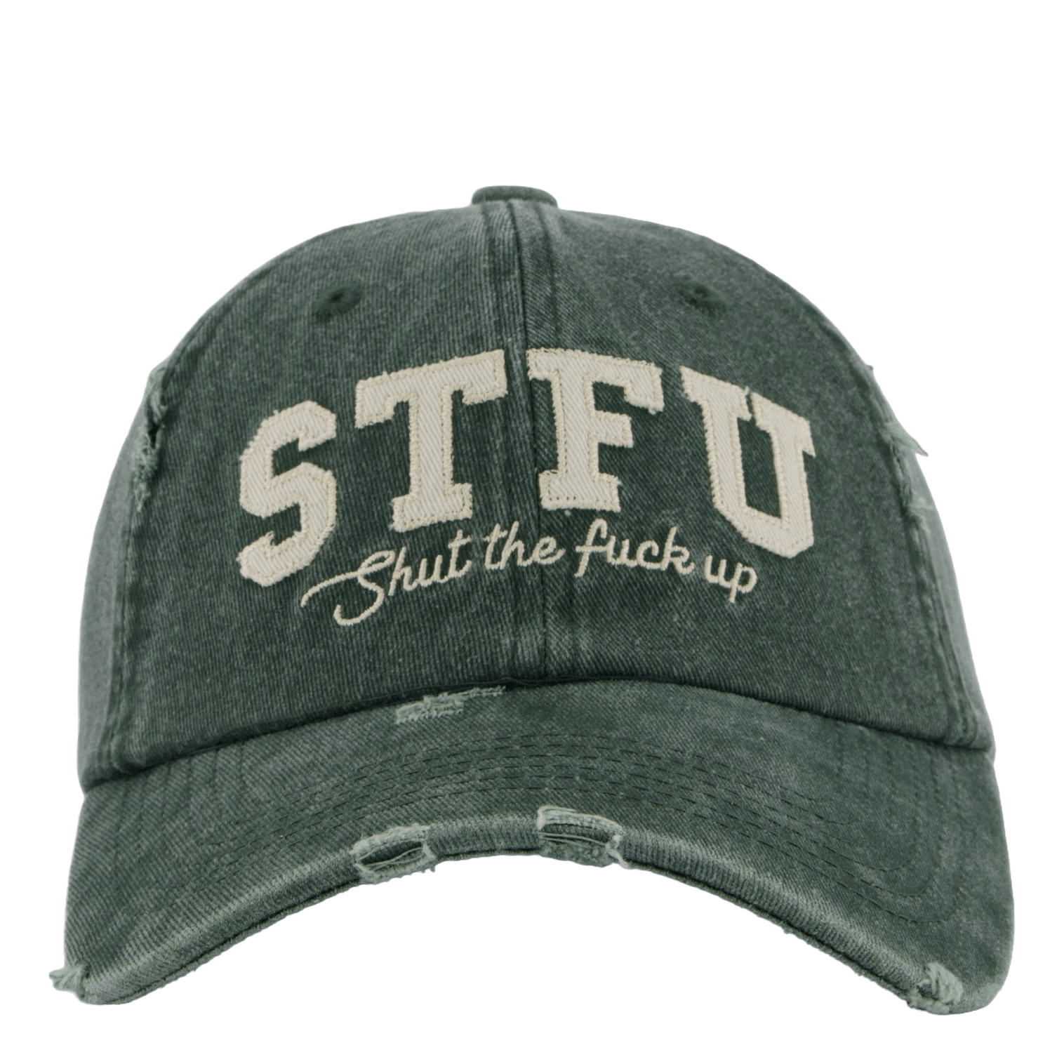 Stfu Vintage Dad Cap Washed Green