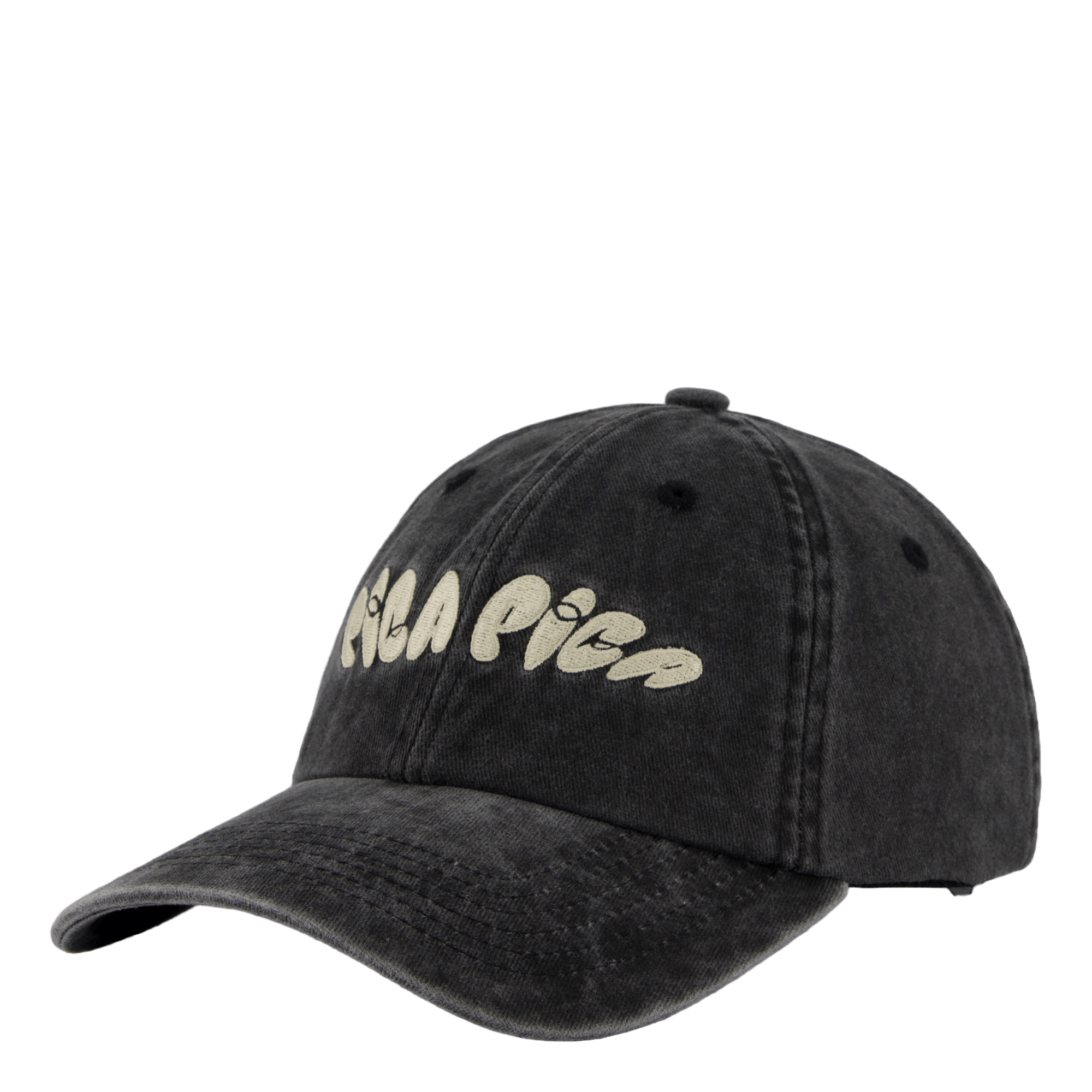 Pica Pica No 1 Dad Cap Washed Black