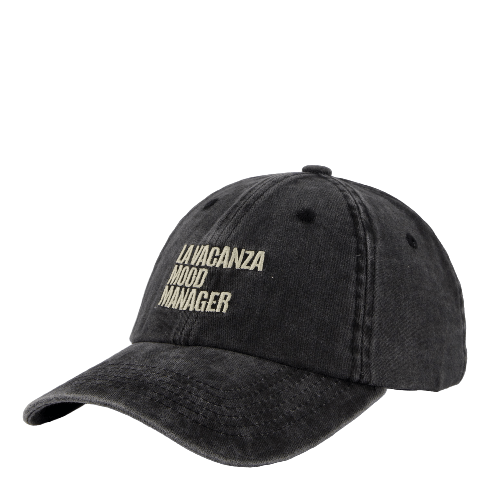 Mood Manager Dad Cap Washed Black