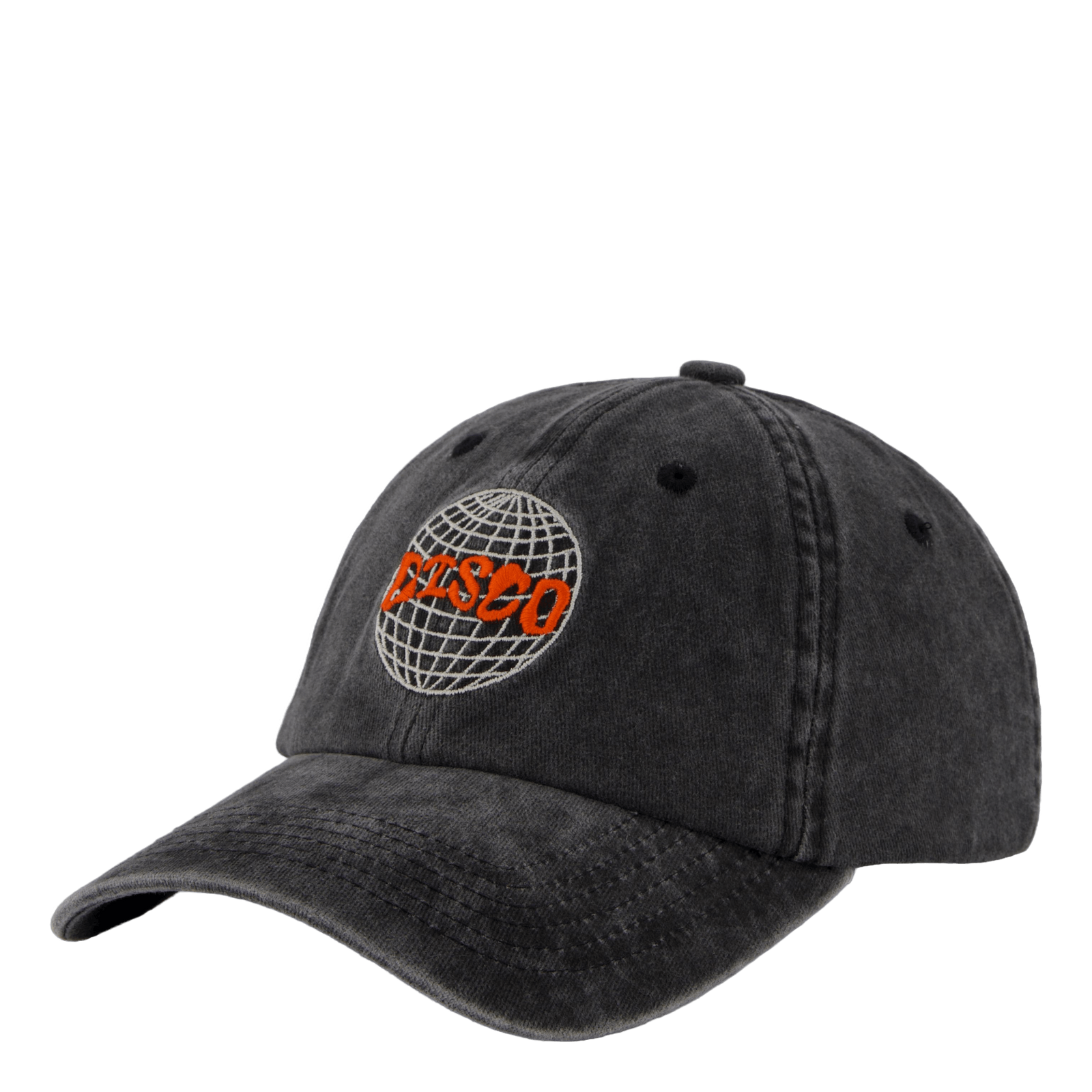 Disco Dad Cap Washed Black