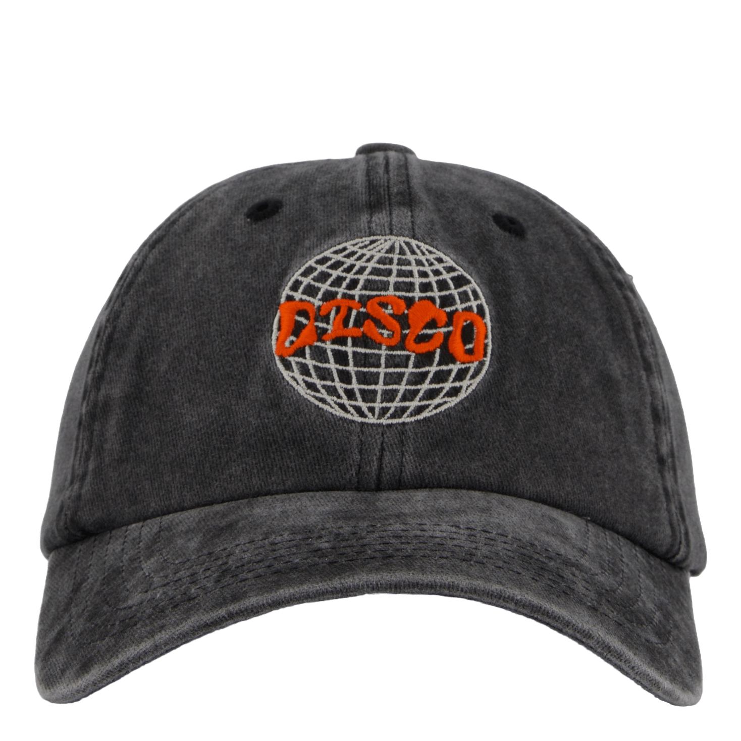 Disco Dad Cap Washed Black