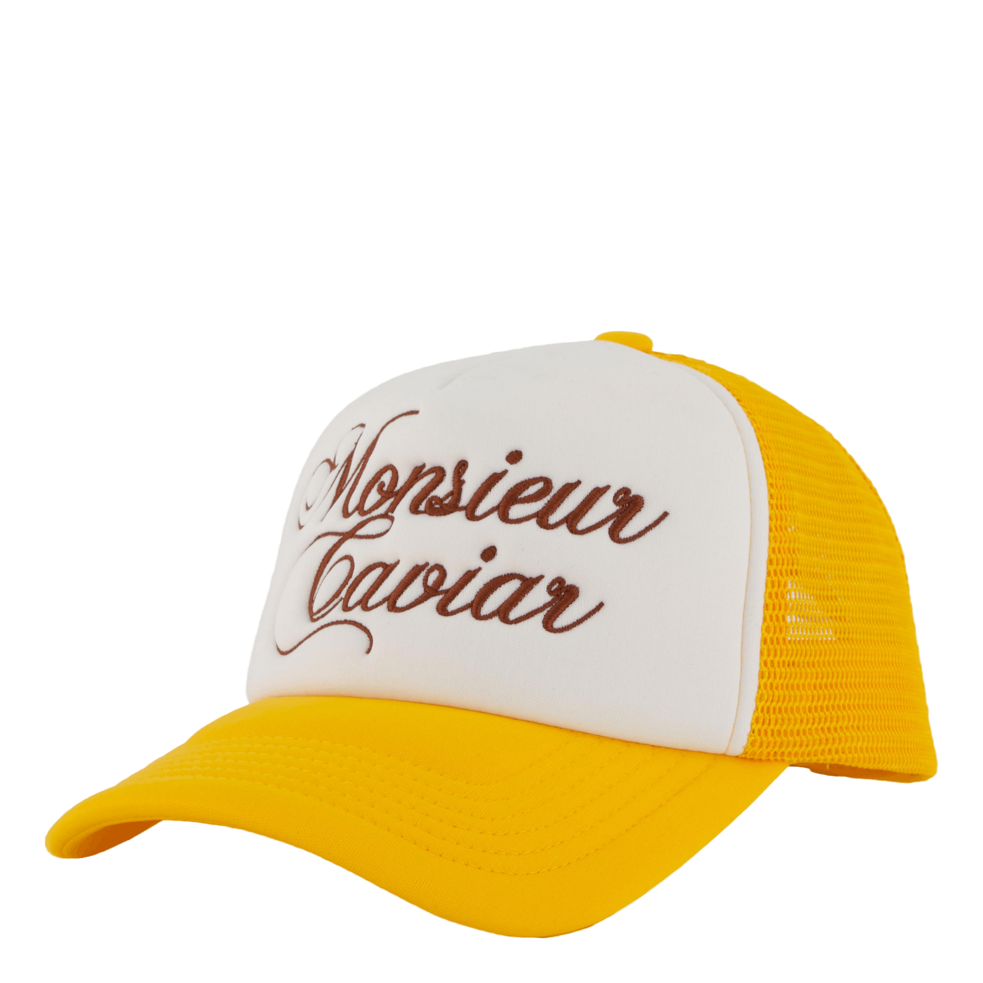 Monsieur Caviar Trucker Cap Yellow