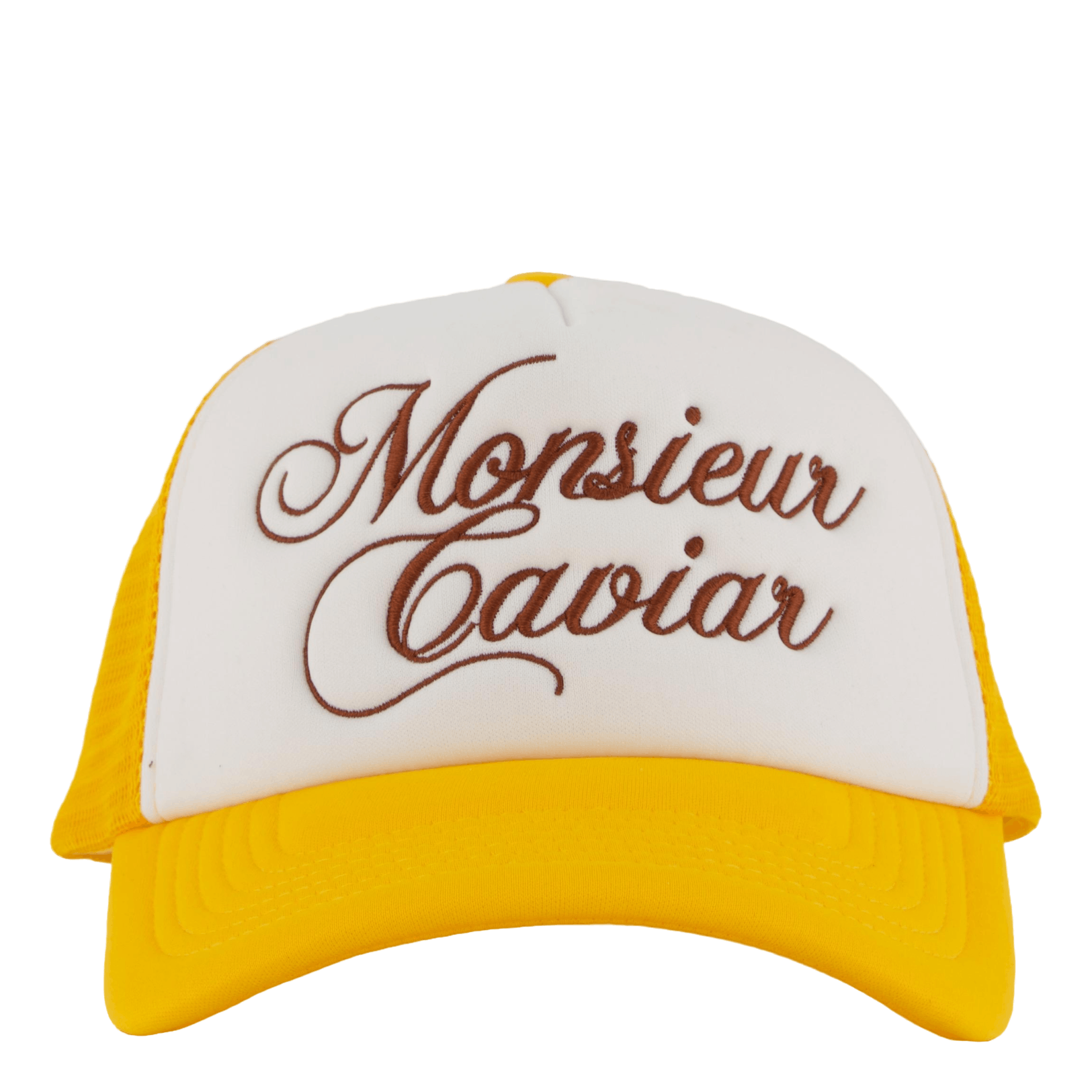 Monsieur Caviar Trucker Cap Yellow