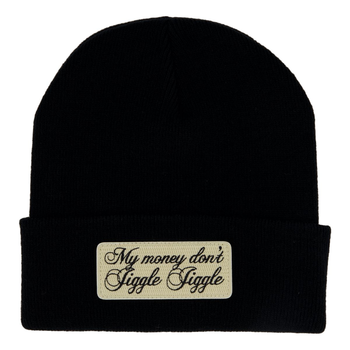 Jiggle Jiggle Beanie Black