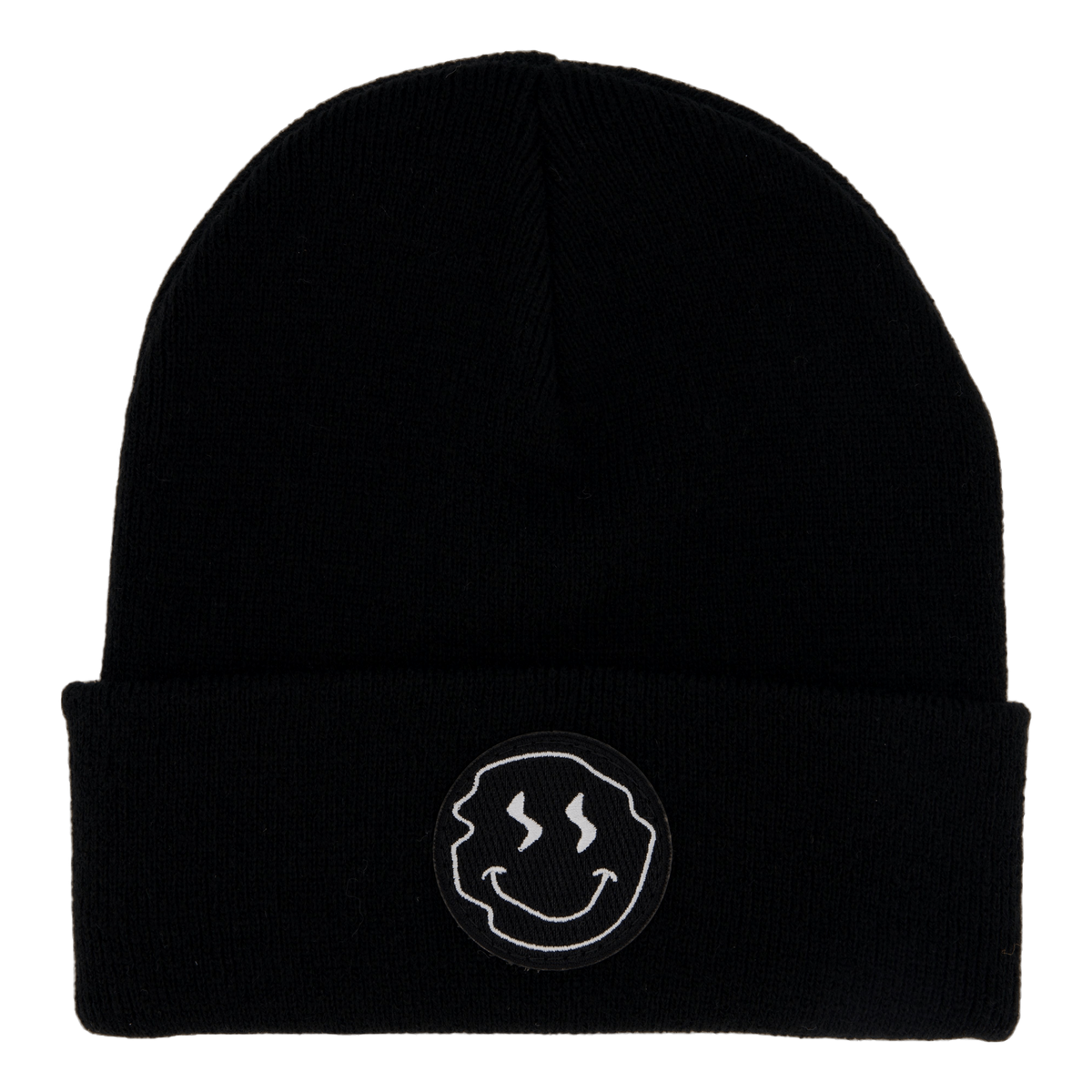 Smiley Beanie Black