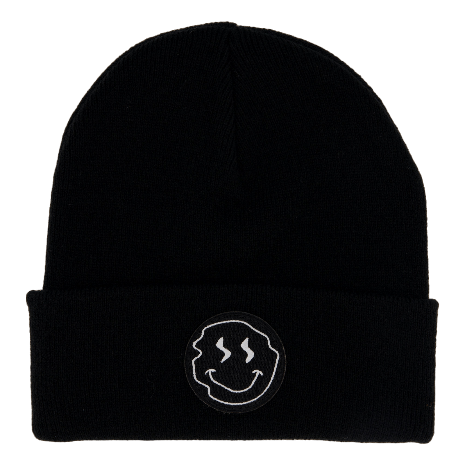 Smiley Beanie Black