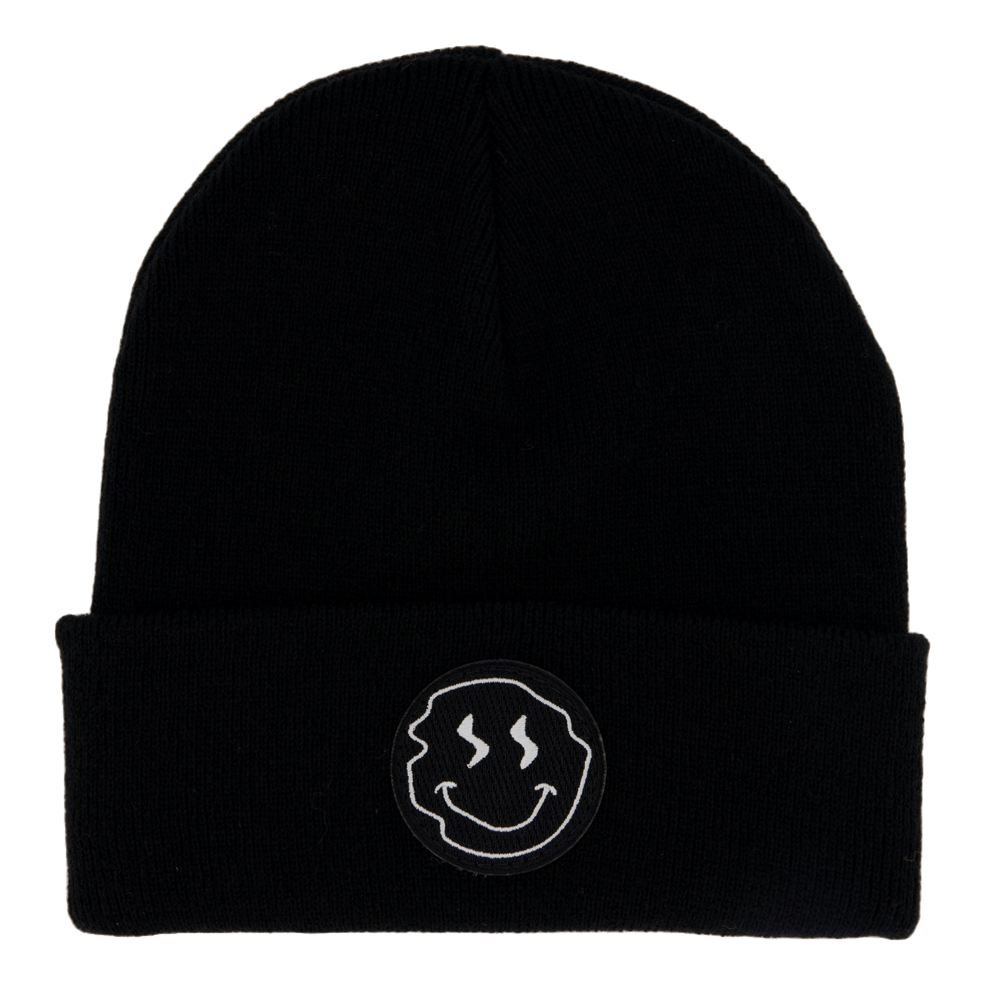 Smiley Beanie Black