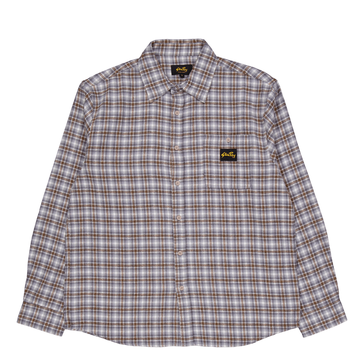 Flannel Shirt Grey Plaid