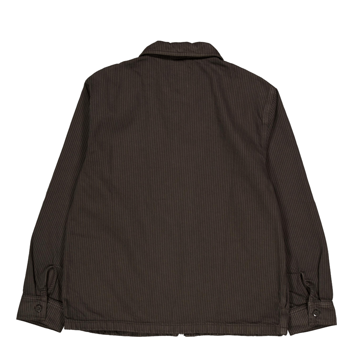 Zip Shirt Overdyed Charcoal Hickory