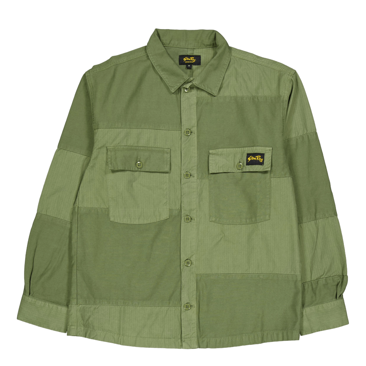 Cpo Shirt Olive Sateen/ripstop Mix