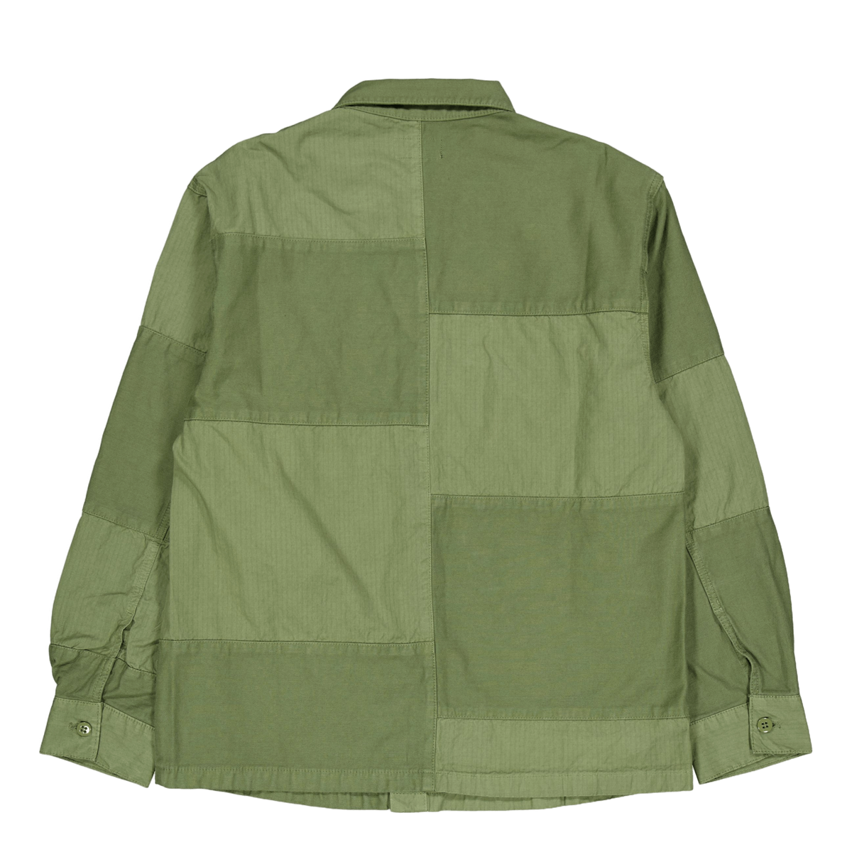 Cpo Shirt Olive Sateen/ripstop Mix