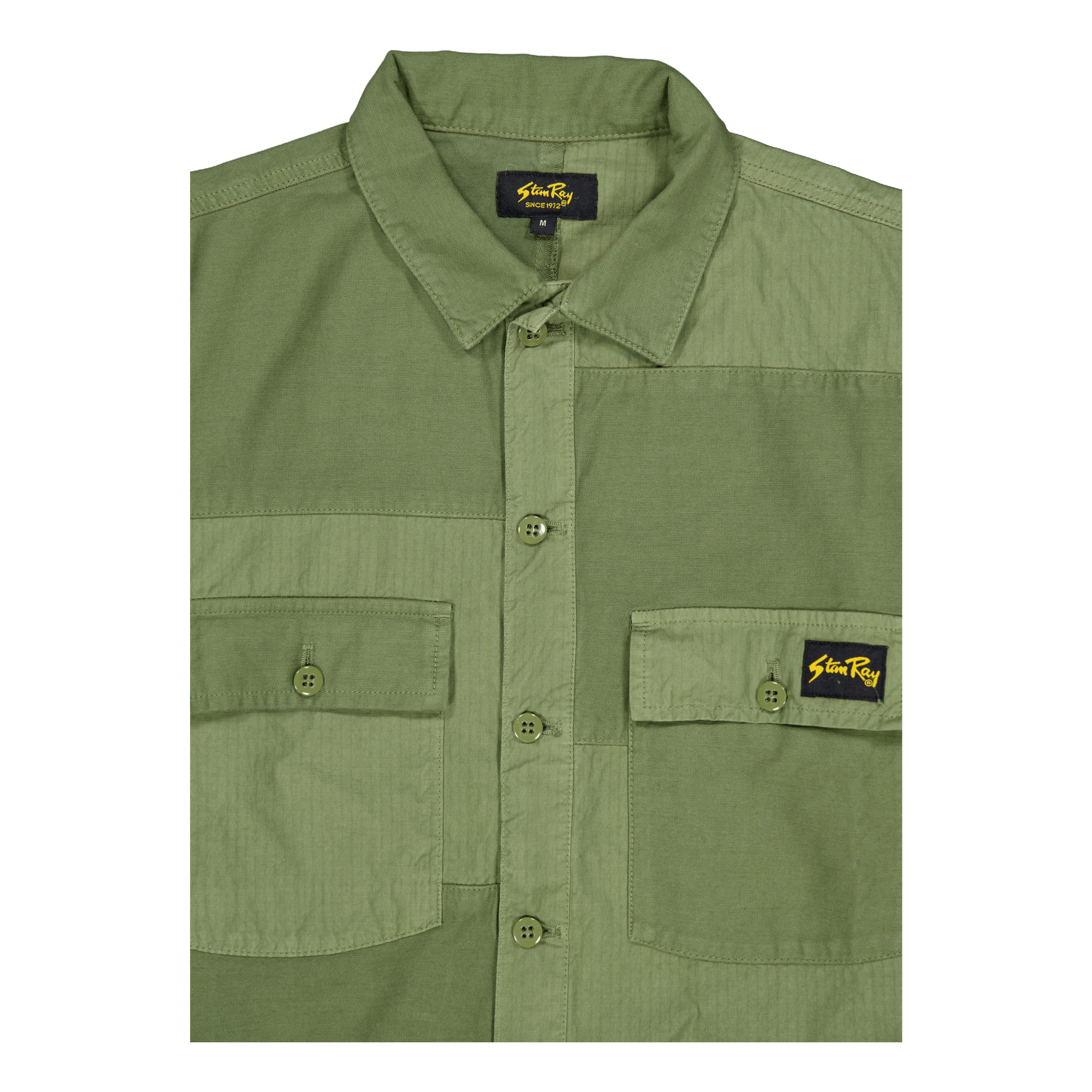 Cpo Shirt Olive Sateen/ripstop Mix