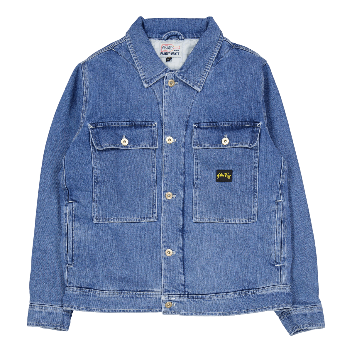 Trucker Jacket Heavy Stone Wash Denim