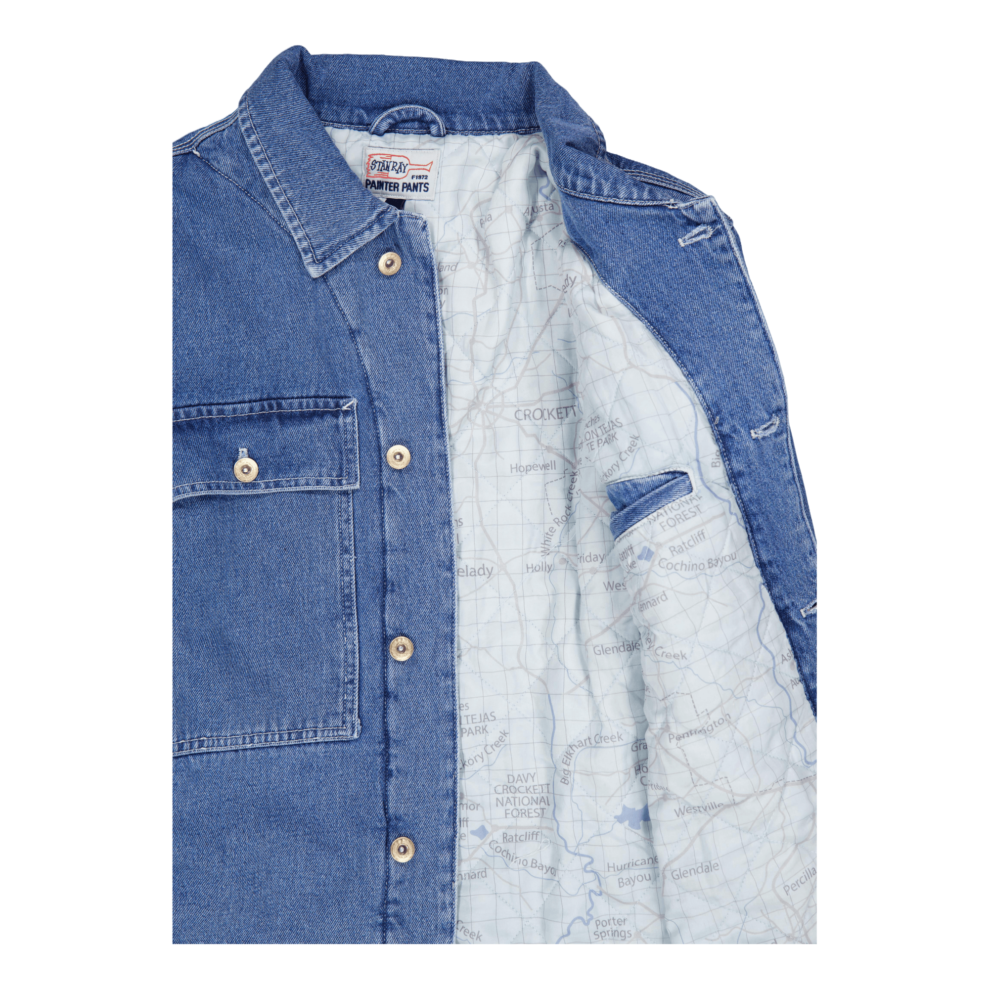 Trucker Jacket Heavy Stone Wash Denim